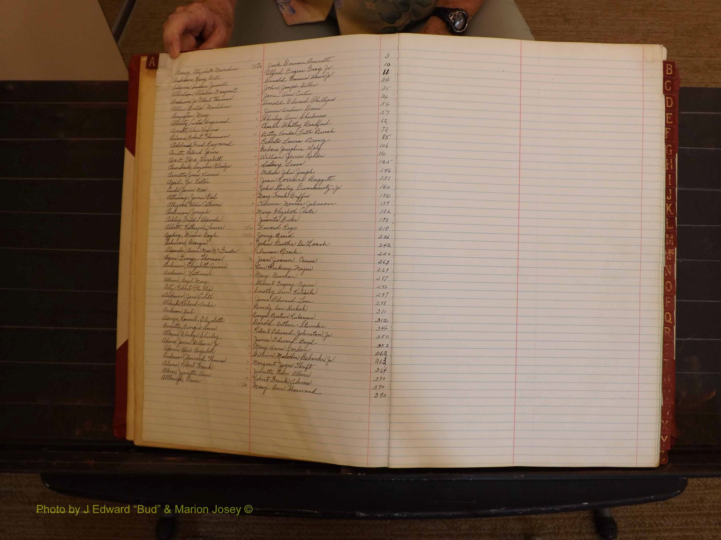 Richmond Marriages, ZZ, 1951-1952 Index A (2).JPG