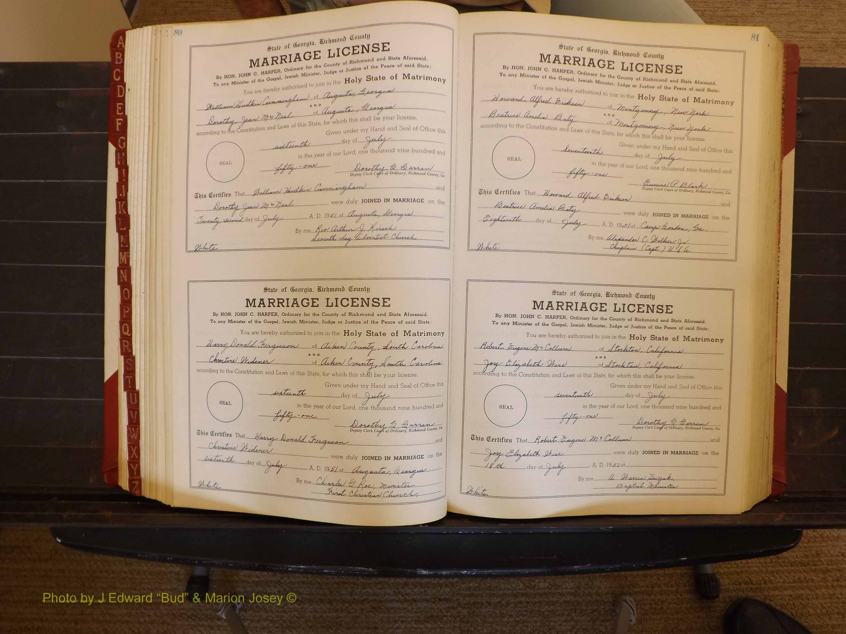 Richmond Marriages, ZZ, 1951-1952 P 080-081.JPG