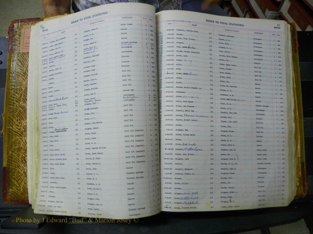 Richmond Births, A-Z, 1914-1945 029.JPG
