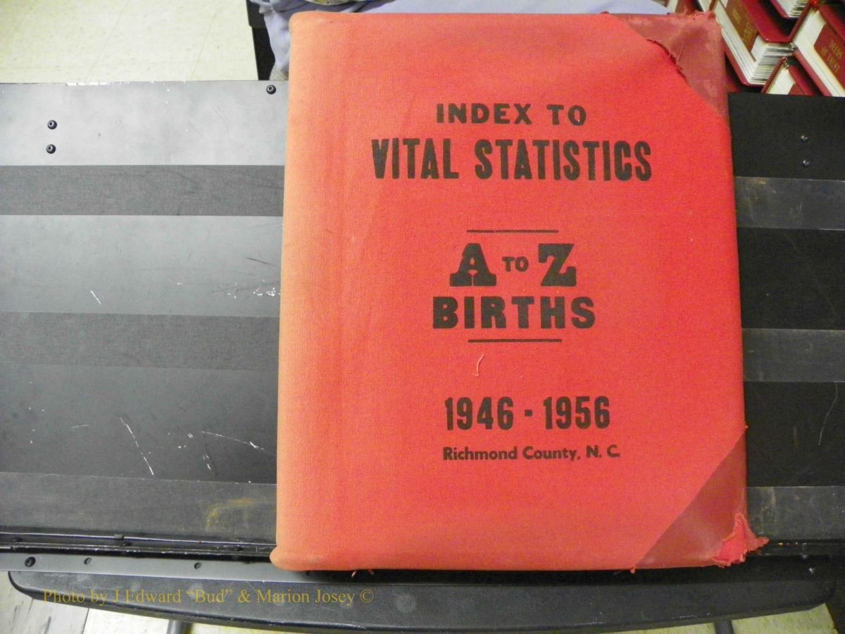 Richmond Births, A-Z, 1946-1989 001.JPG