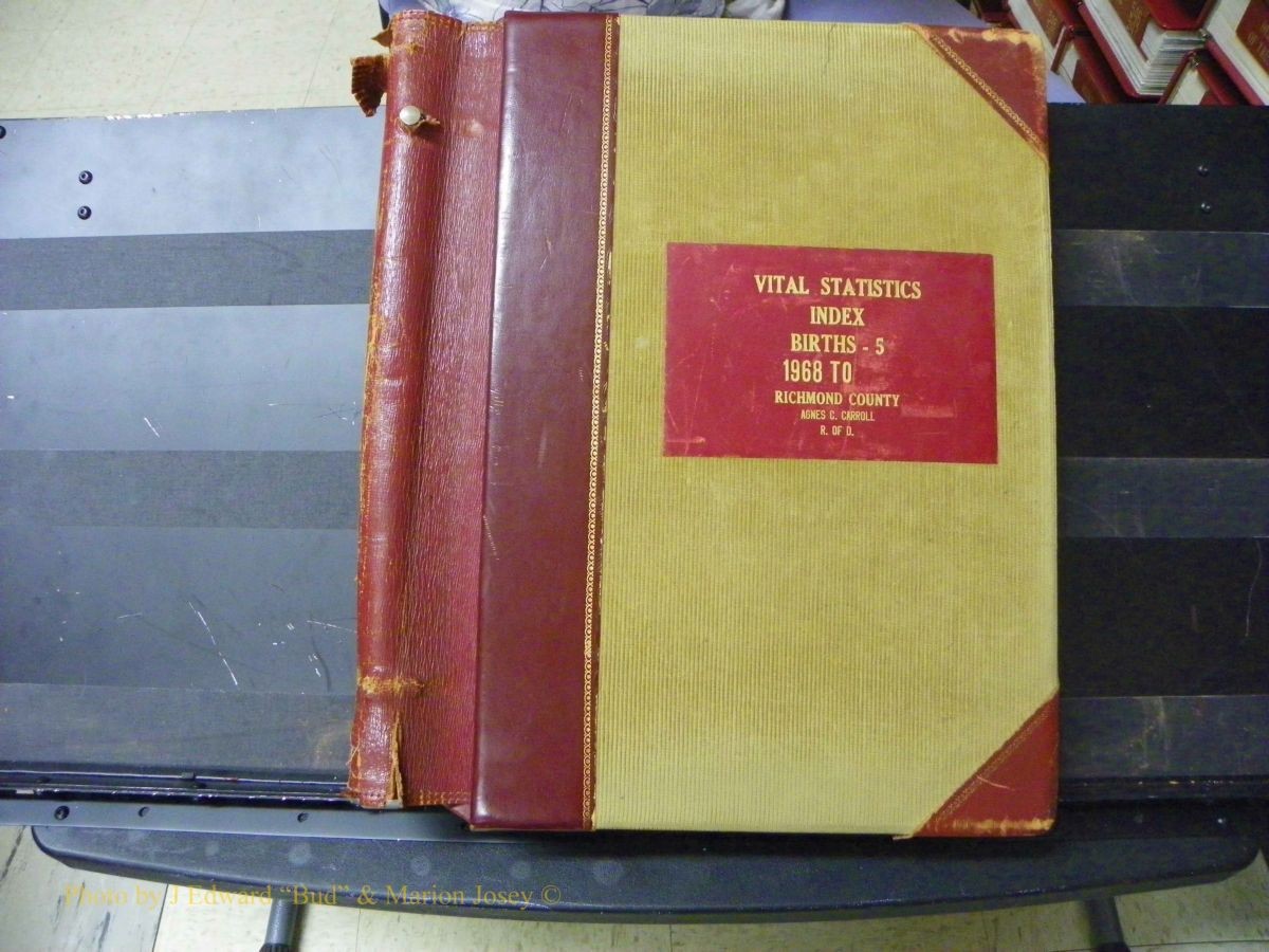 Richmond Births, A-Z, 1946-1989 487.JPG