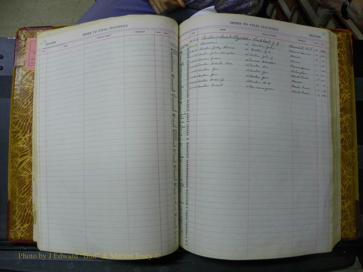 Richmond Births, 1900 + Deaths, 1914-1967 284.JPG