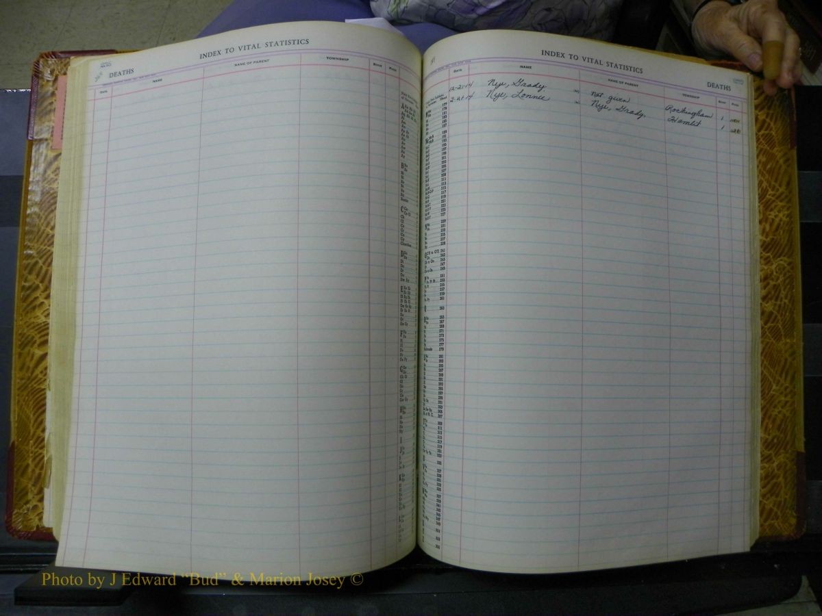 Richmond Births, 1900 + Deaths, 1914-1967 410.JPG