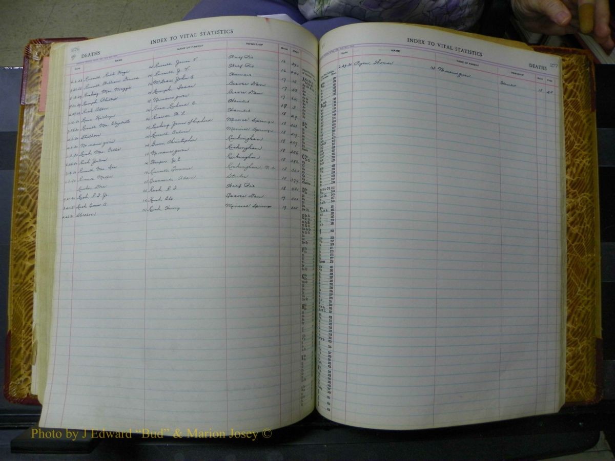 Richmond Births, 1900 + Deaths, 1914-1967 431.JPG