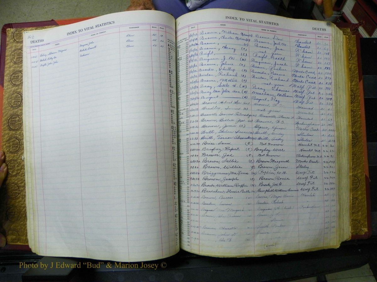 Richmond Births, 1900 + Deaths, 1914-1967 503.JPG