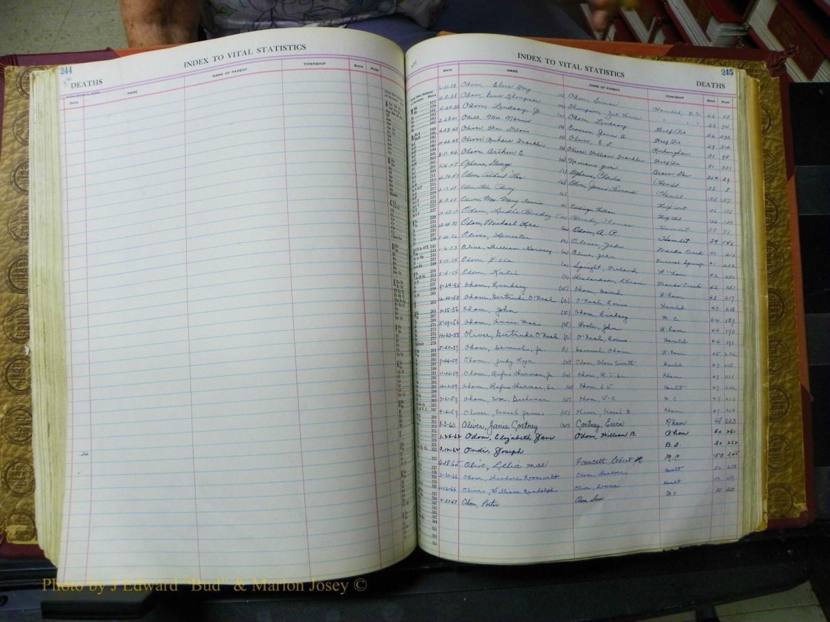 Richmond Births, 1900 + Deaths, 1914-1967 666.JPG