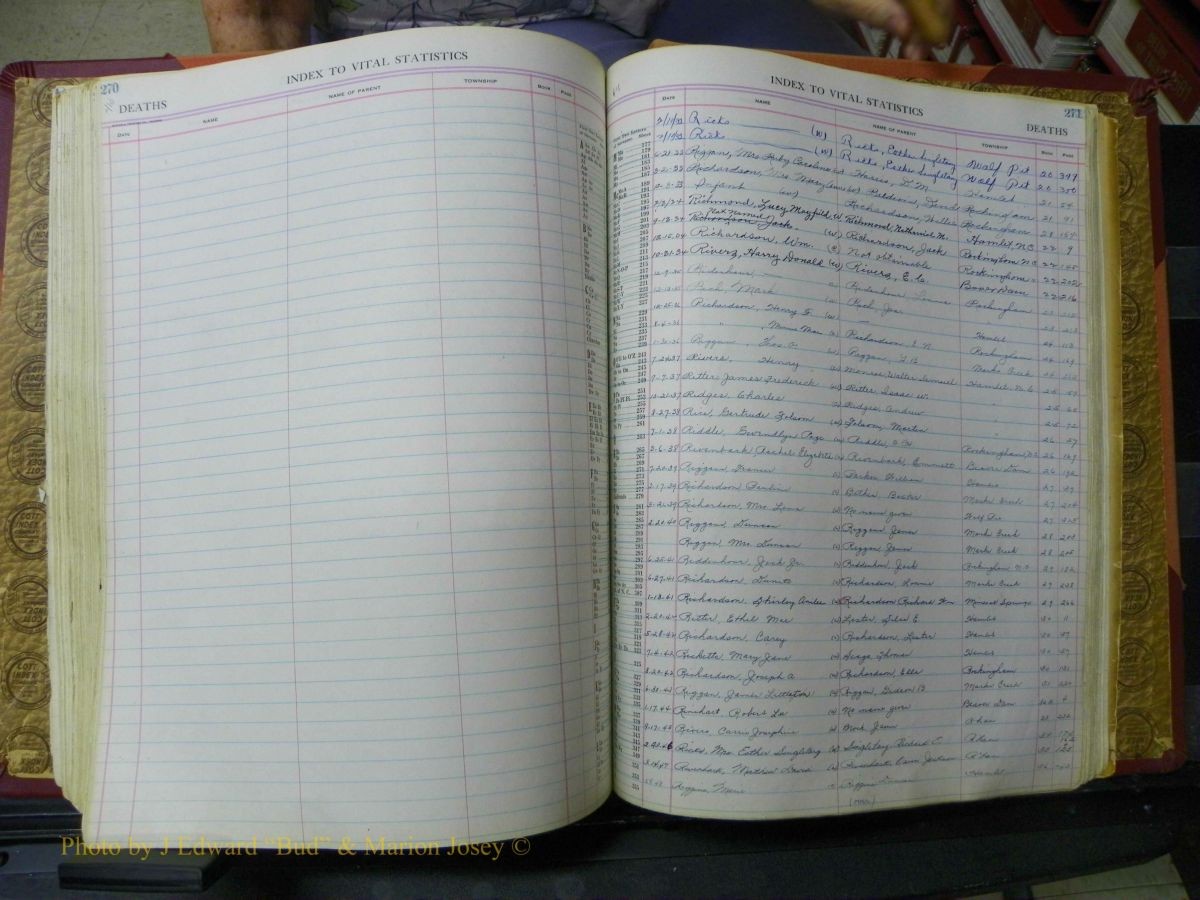 Richmond Births, 1900 + Deaths, 1914-1967 687.JPG