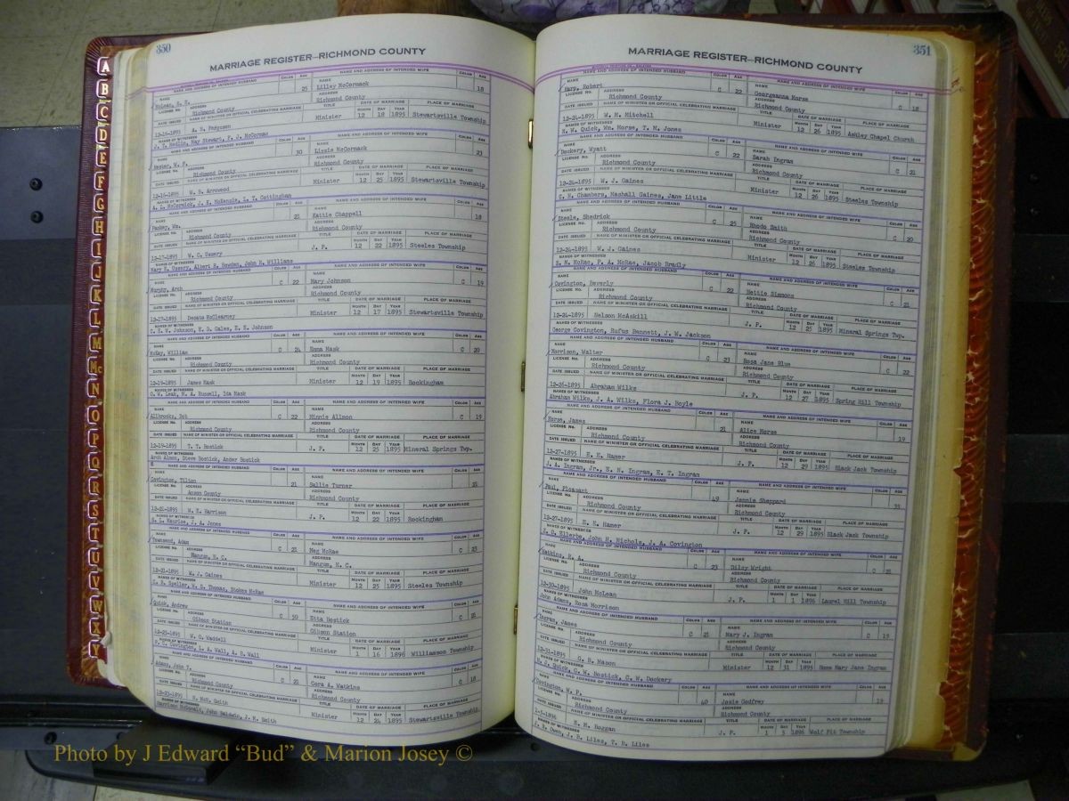 Richmond Marriages, 1870-1937 226.JPG