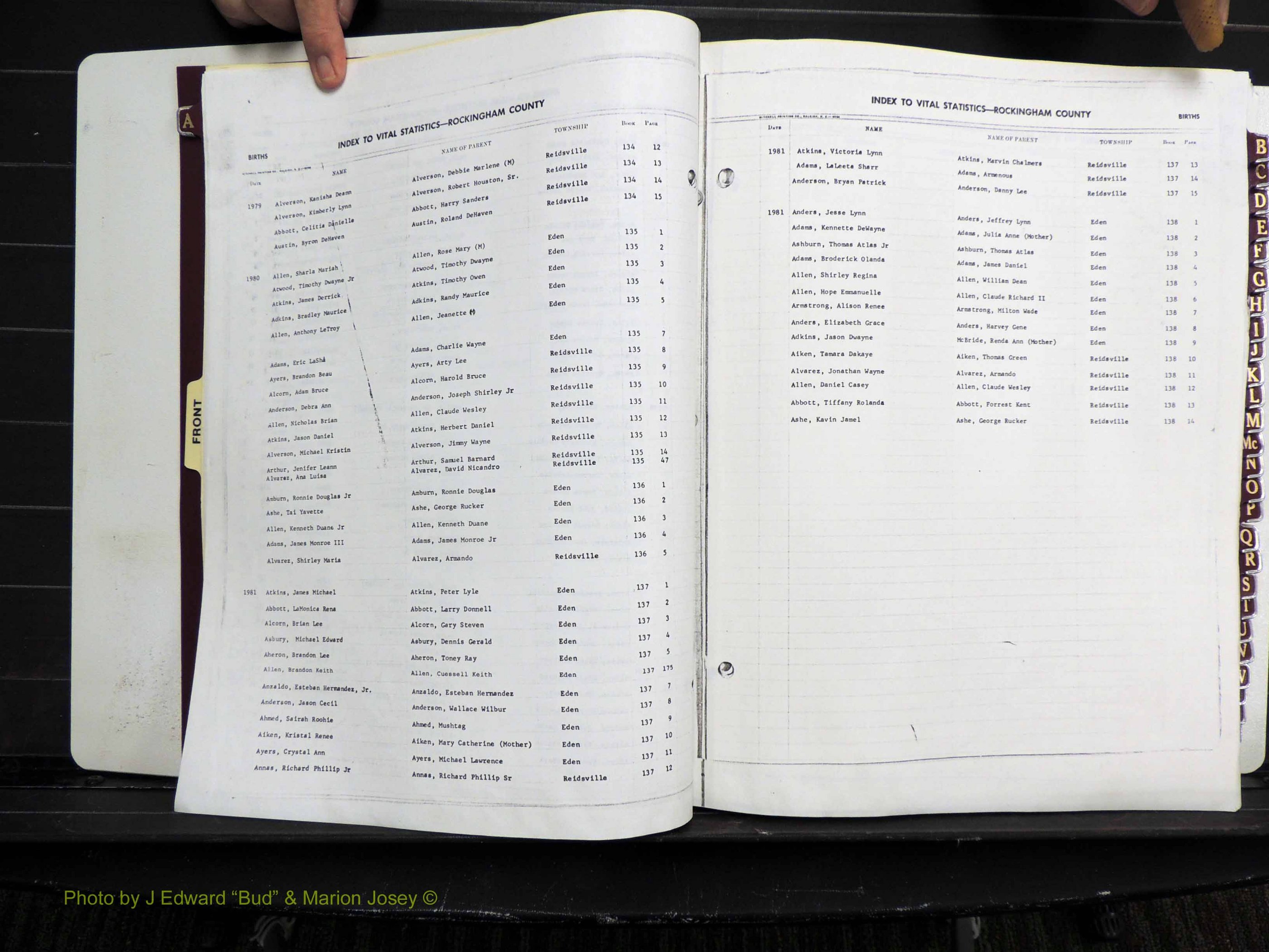 Rockingham Co, NC, Births, 1968-1981 (107).JPG