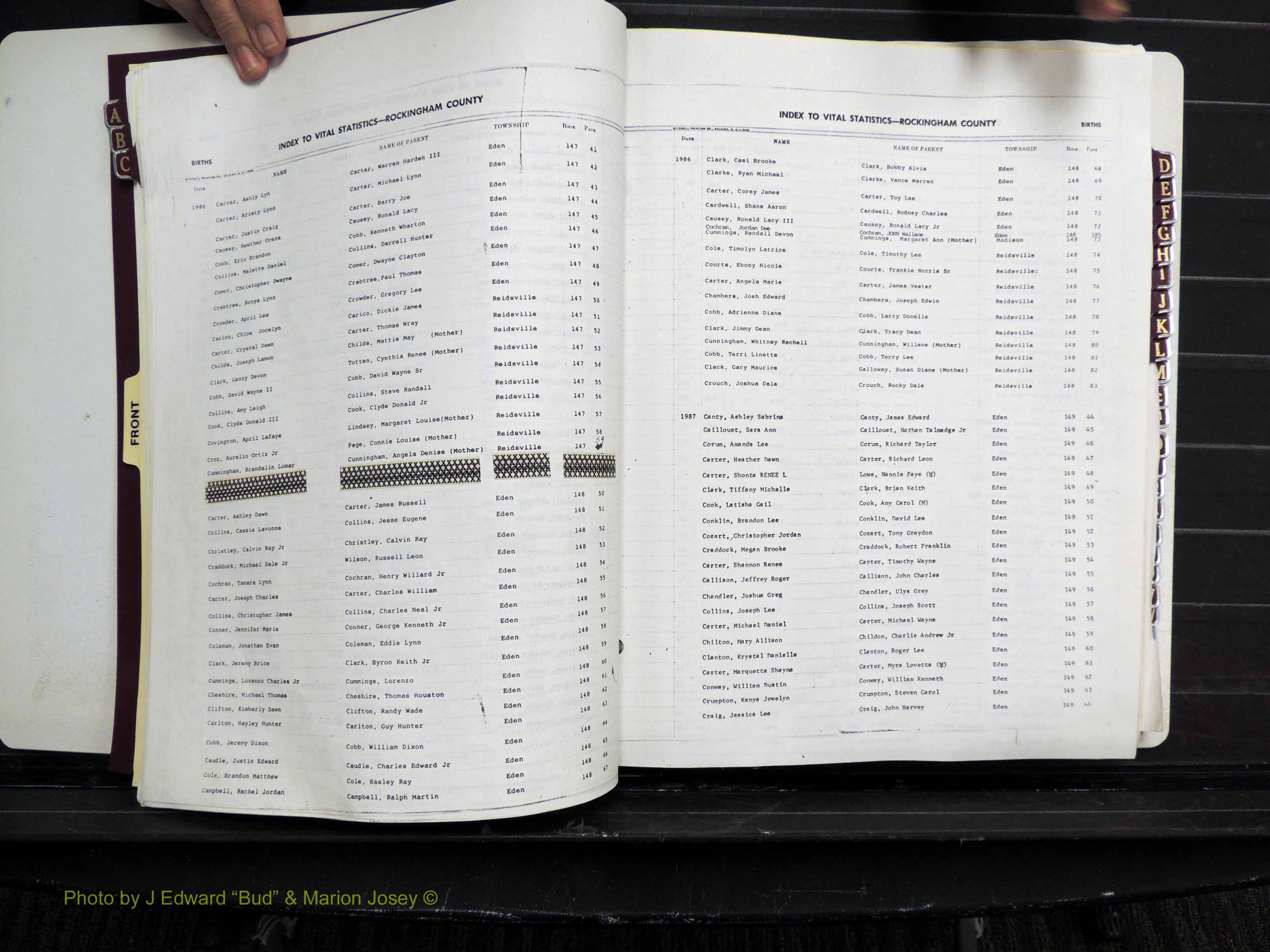 Rockingham Co, NC, Births, 1982-1987 (115).JPG