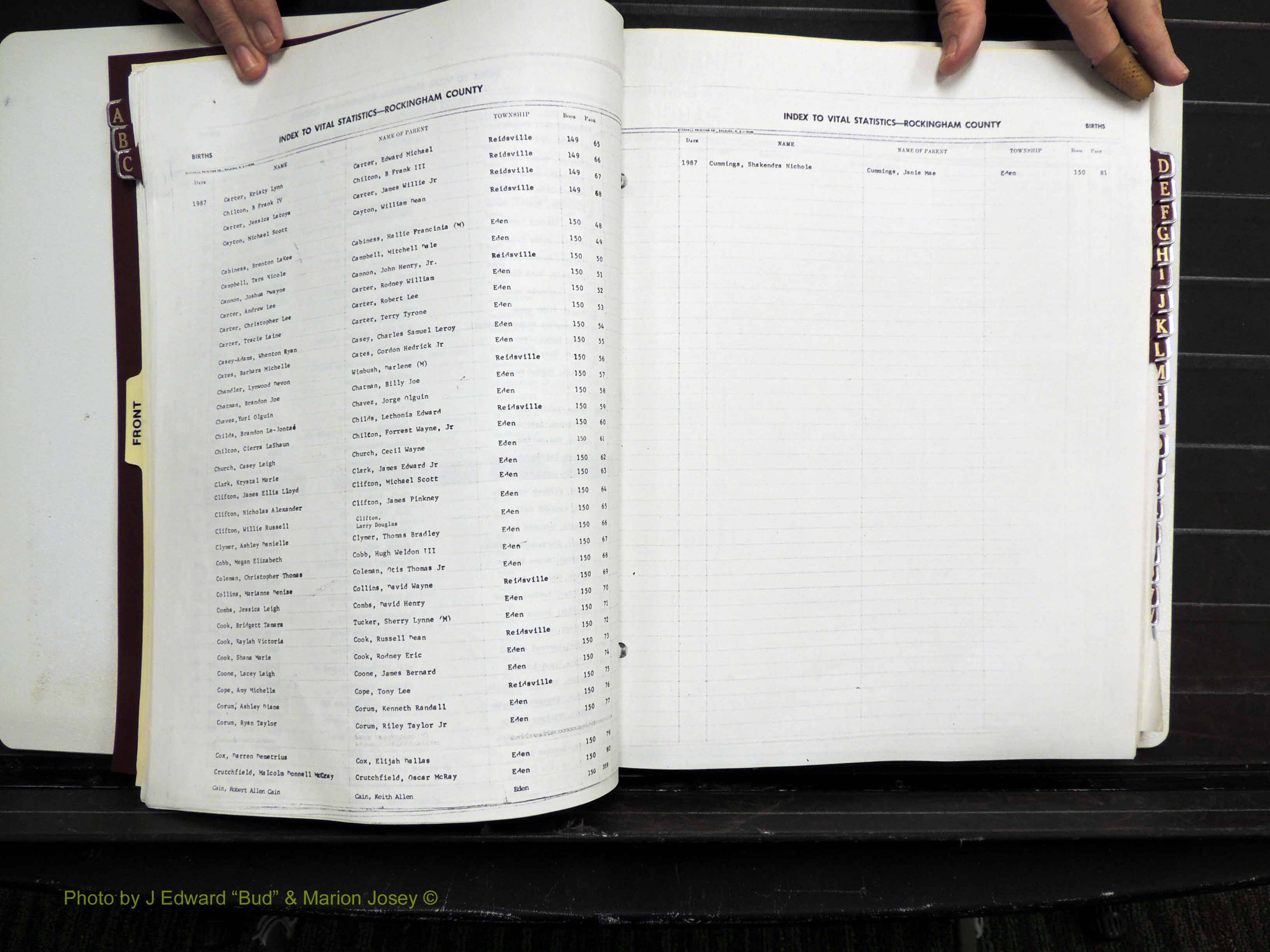 Rockingham Co, NC, Births, 1982-1987 (116).JPG