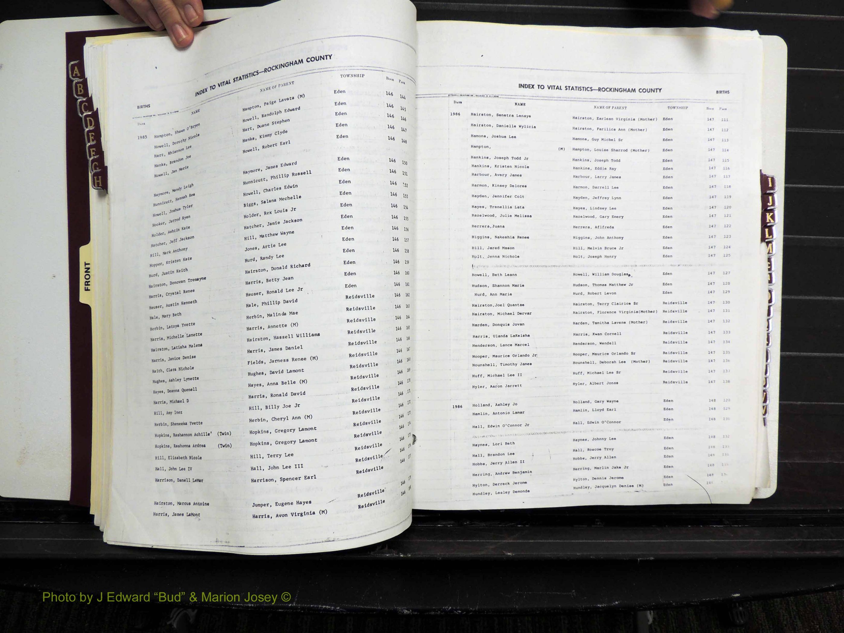 Rockingham Co, NC, Births, 1982-1987 (134).JPG