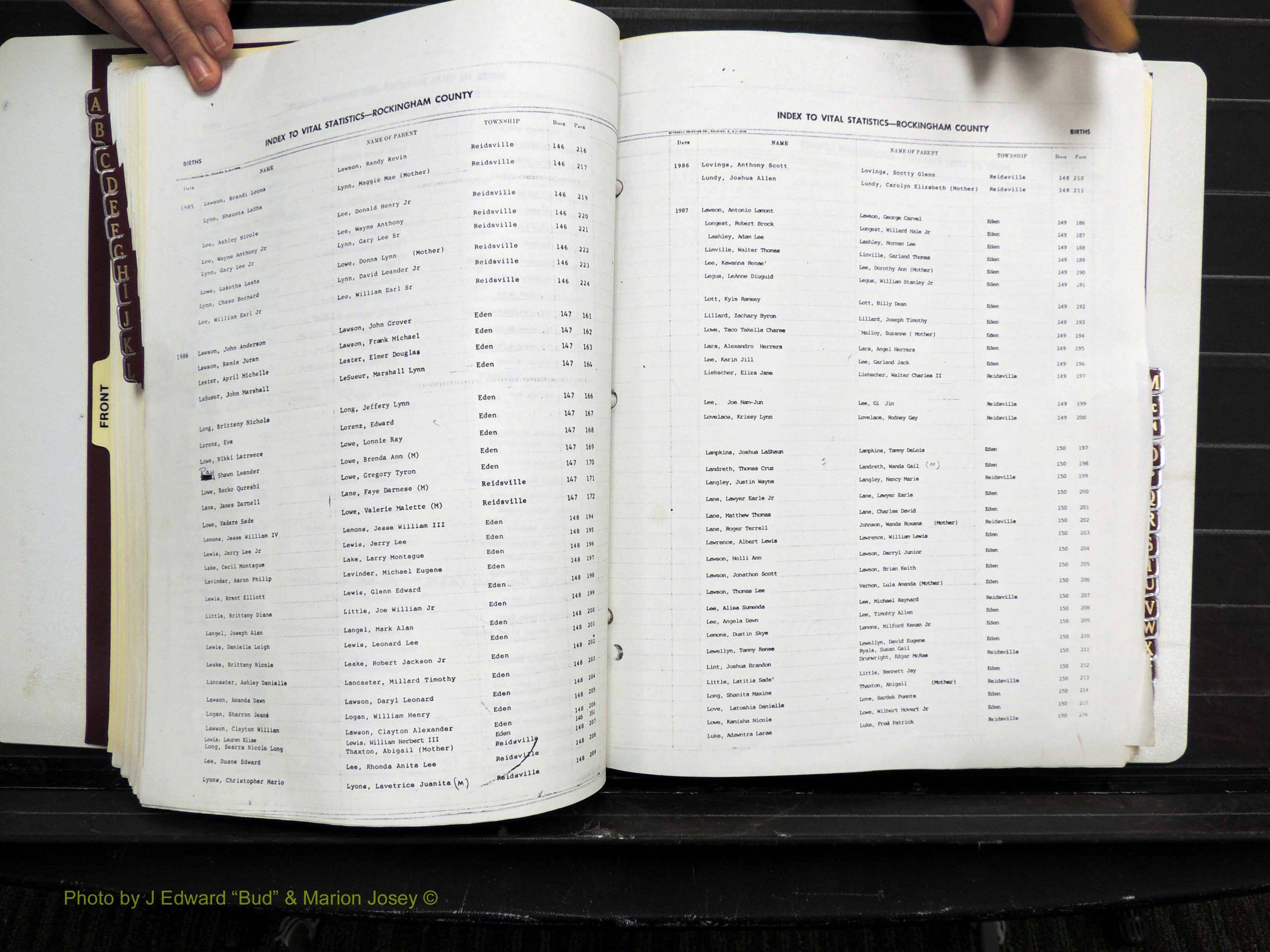Rockingham Co, NC, Births, 1982-1987 (152).JPG