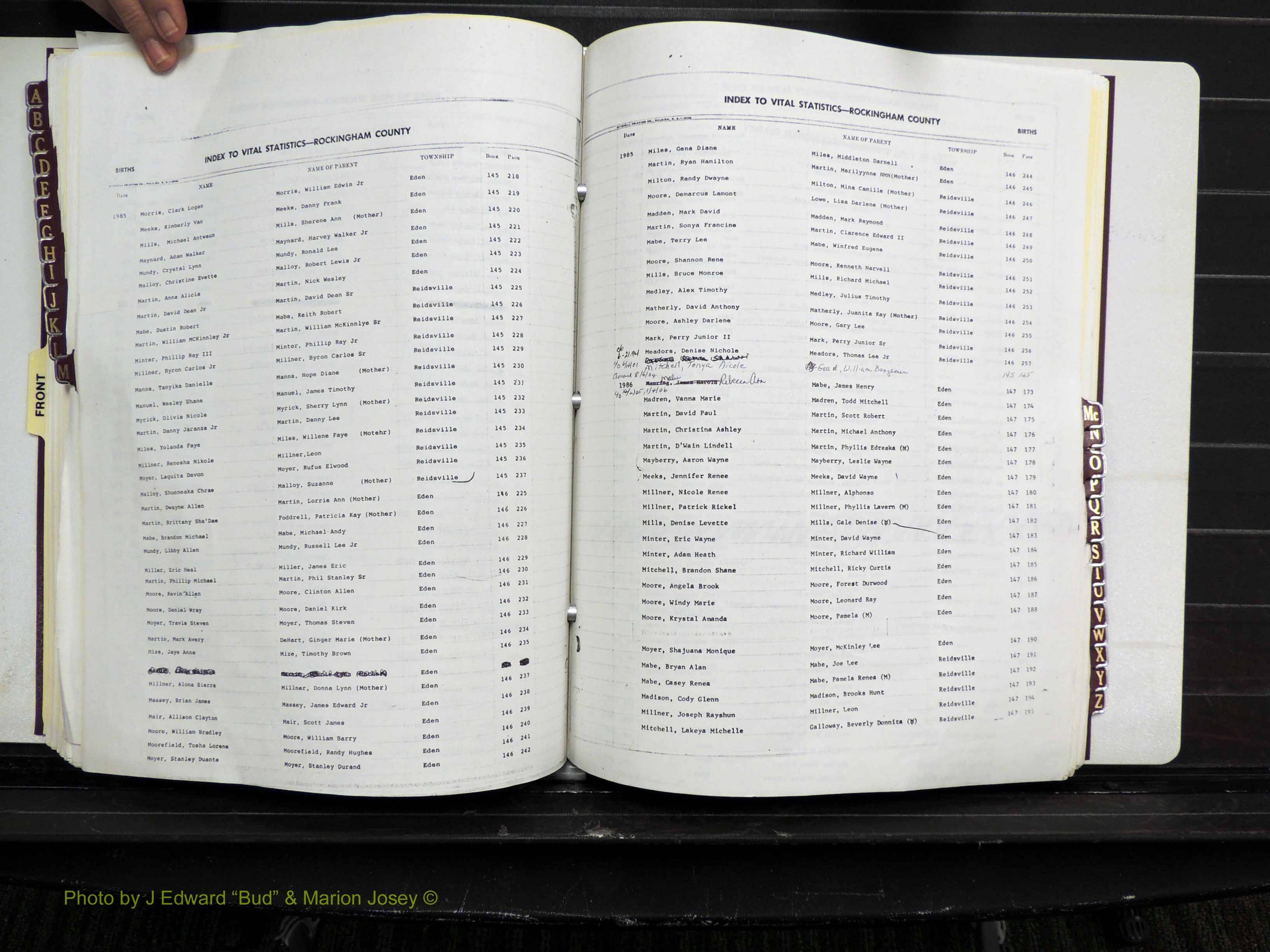 Rockingham Co, NC, Births, 1982-1987 (156).JPG