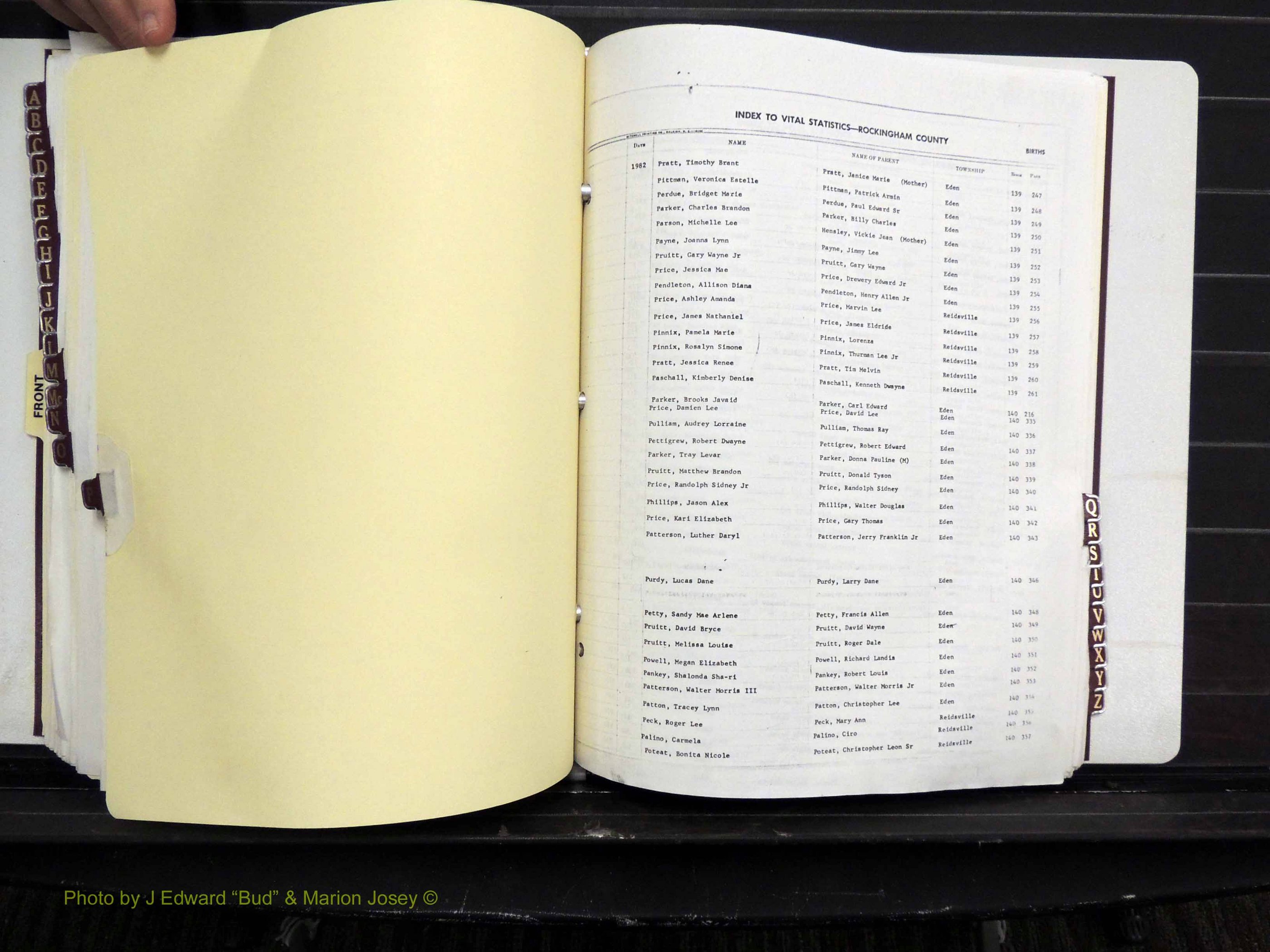 Rockingham Co, NC, Births, 1982-1987 (165).JPG