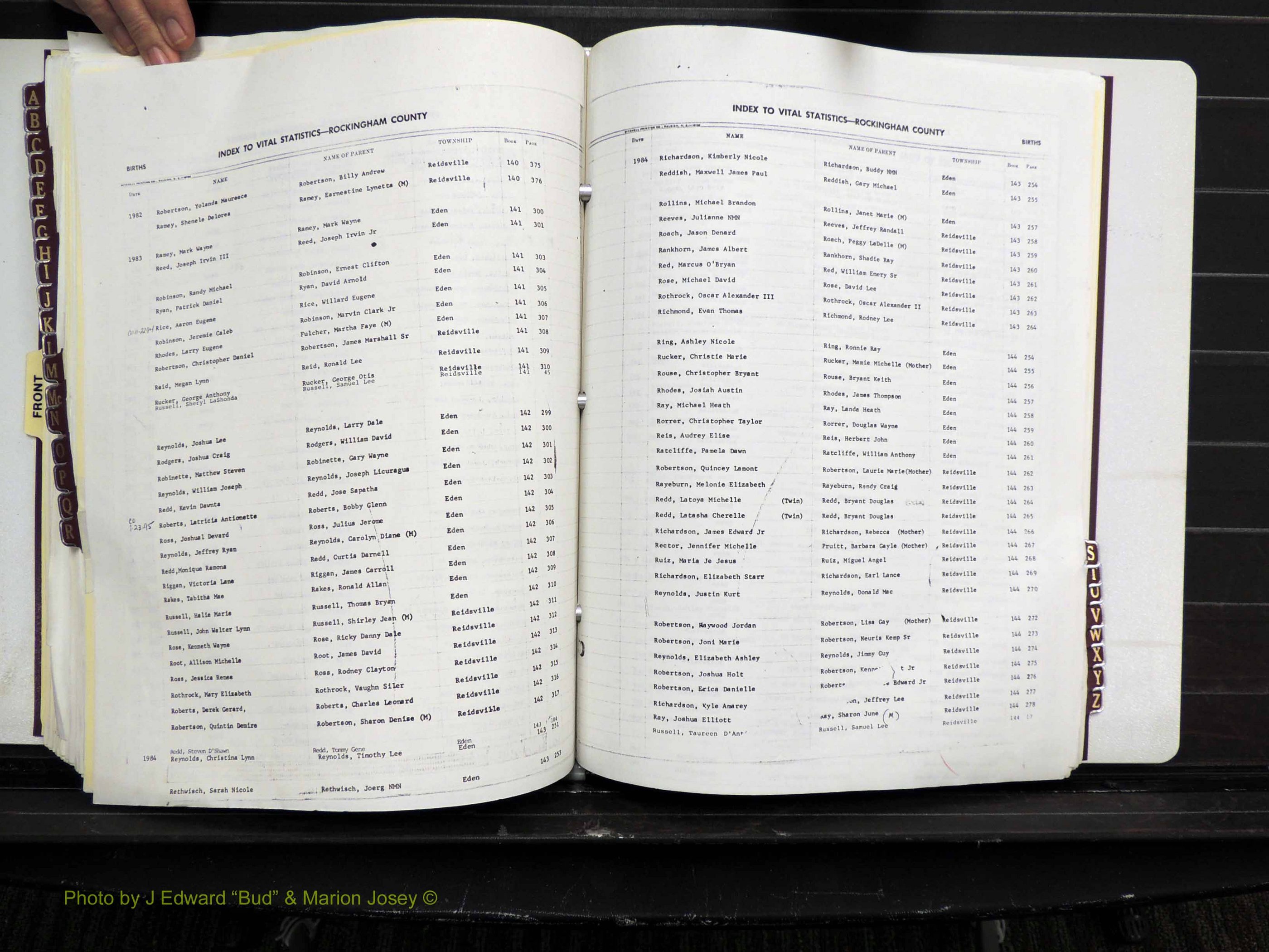 Rockingham Co, NC, Births, 1982-1987 (171).JPG