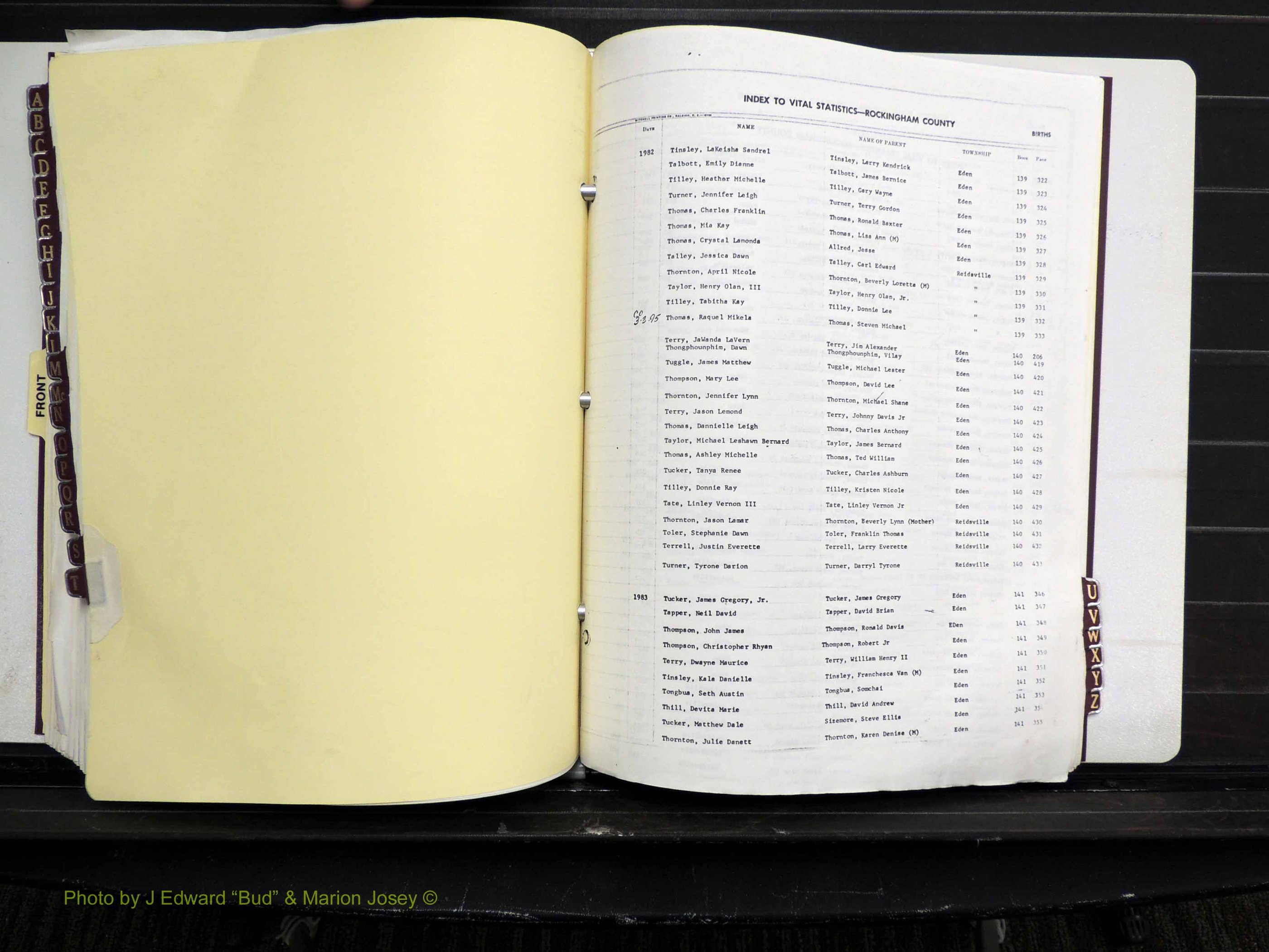 Rockingham Co, NC, Births, 1982-1987 (181).JPG