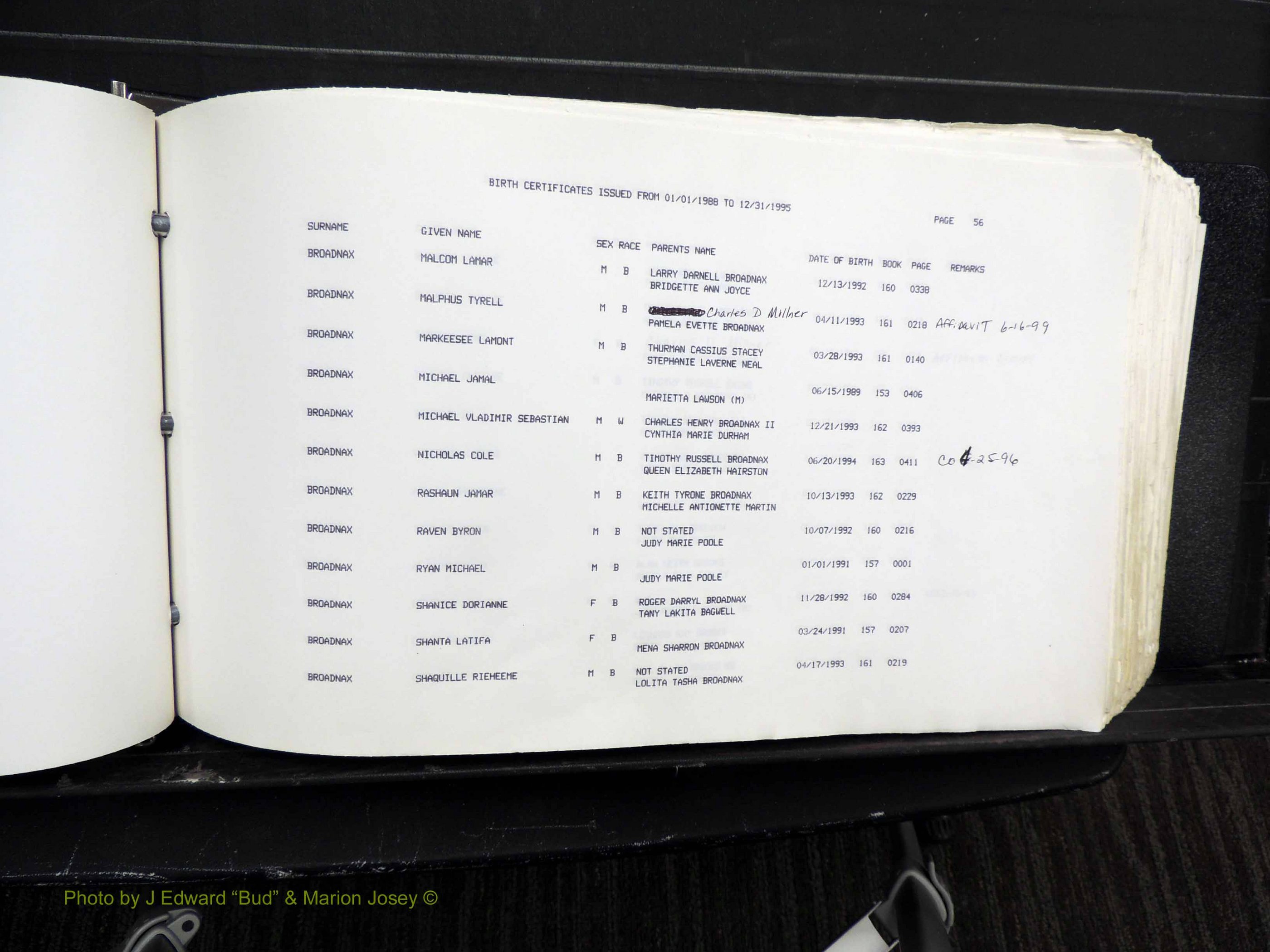 Rockingham Co, NC, Births, 1988-1995 (156).JPG