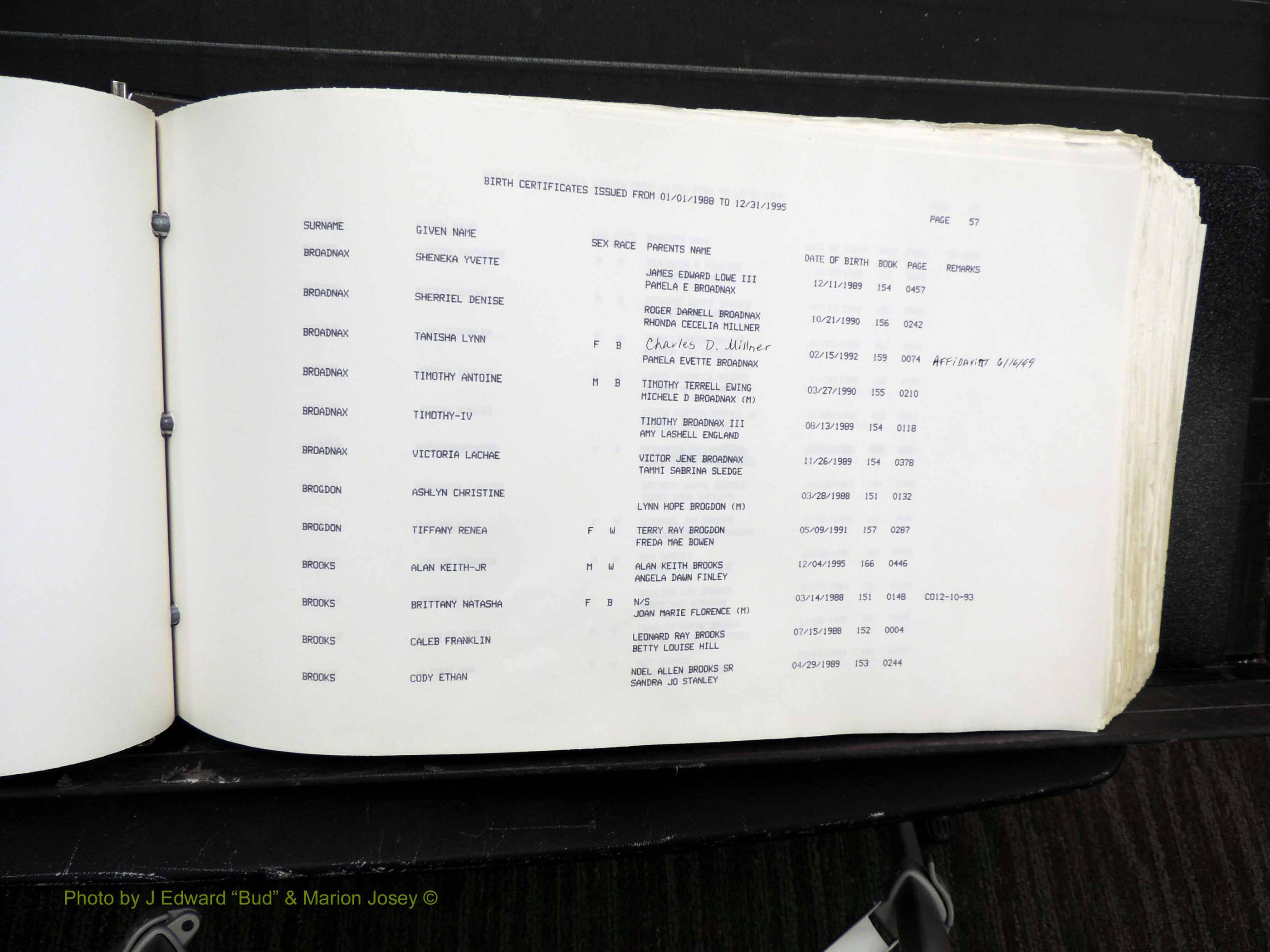 Rockingham Co, NC, Births, 1988-1995 (157).JPG