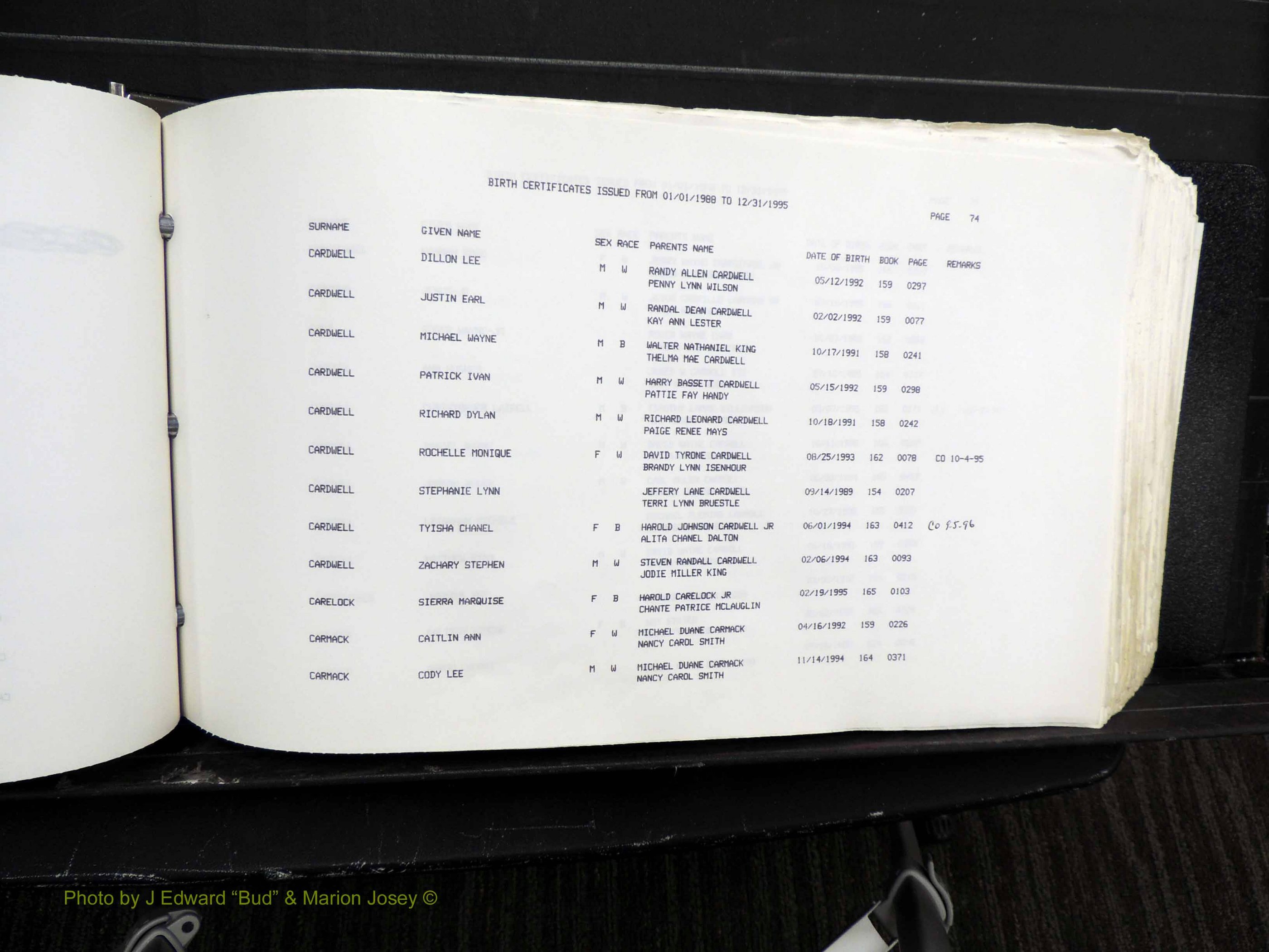 Rockingham Co, NC, Births, 1988-1995 (174).JPG