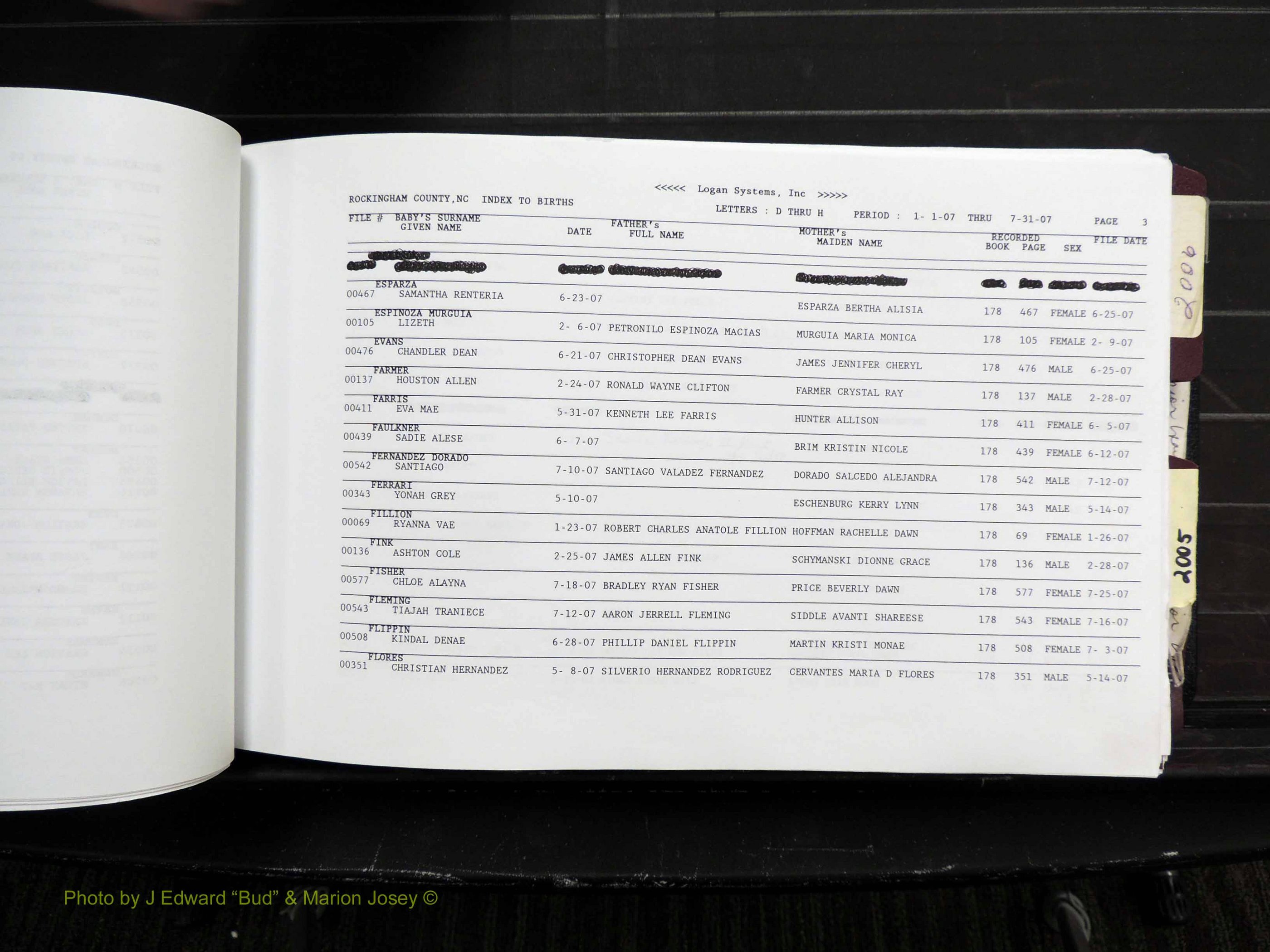 Rockingham Co, NC, Births, 1998-2007 (111).JPG