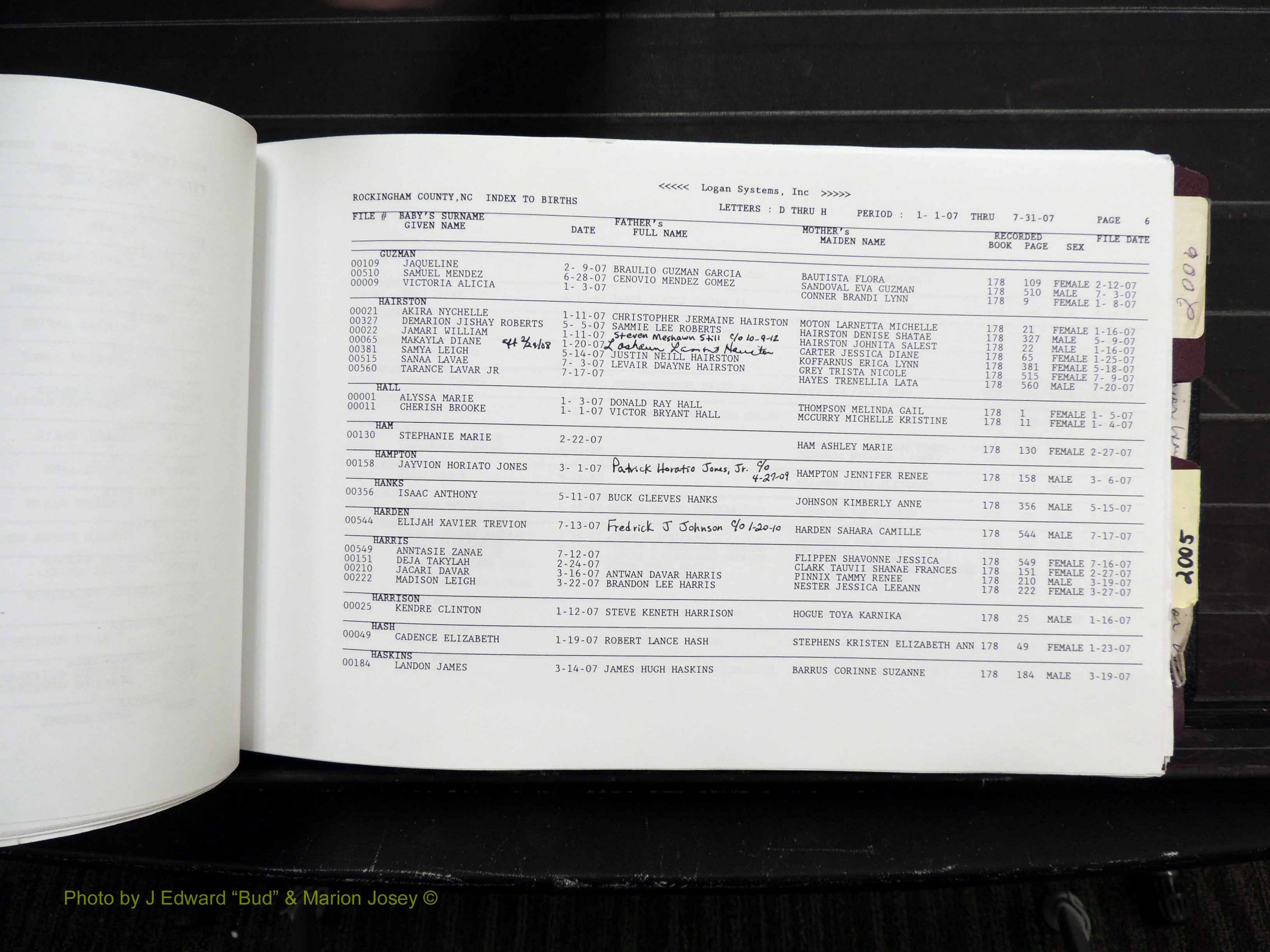 Rockingham Co, NC, Births, 1998-2007 (114).JPG