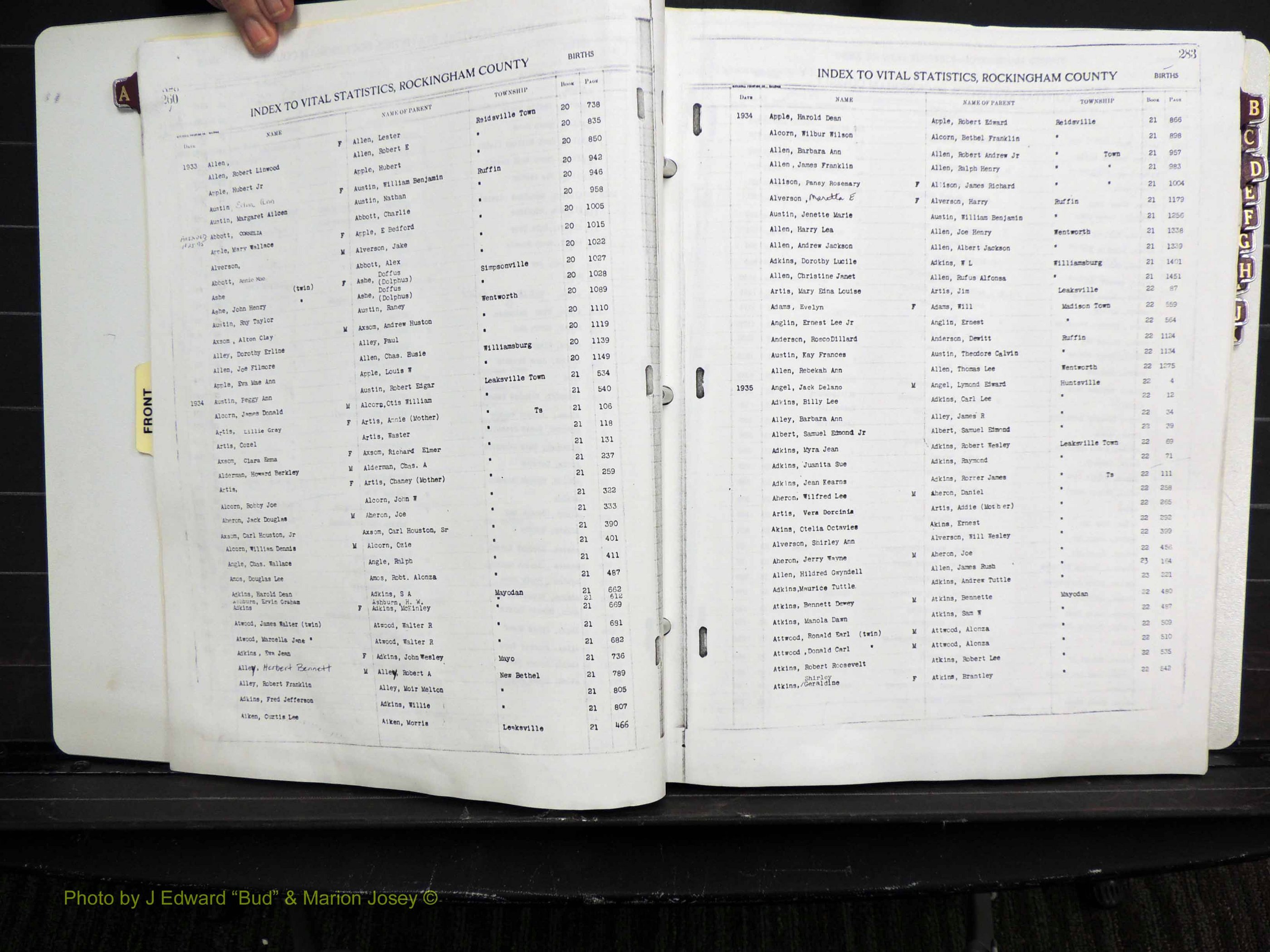 Rockingham Co, NC, Births, A-K, 1929-1948 (104).JPG