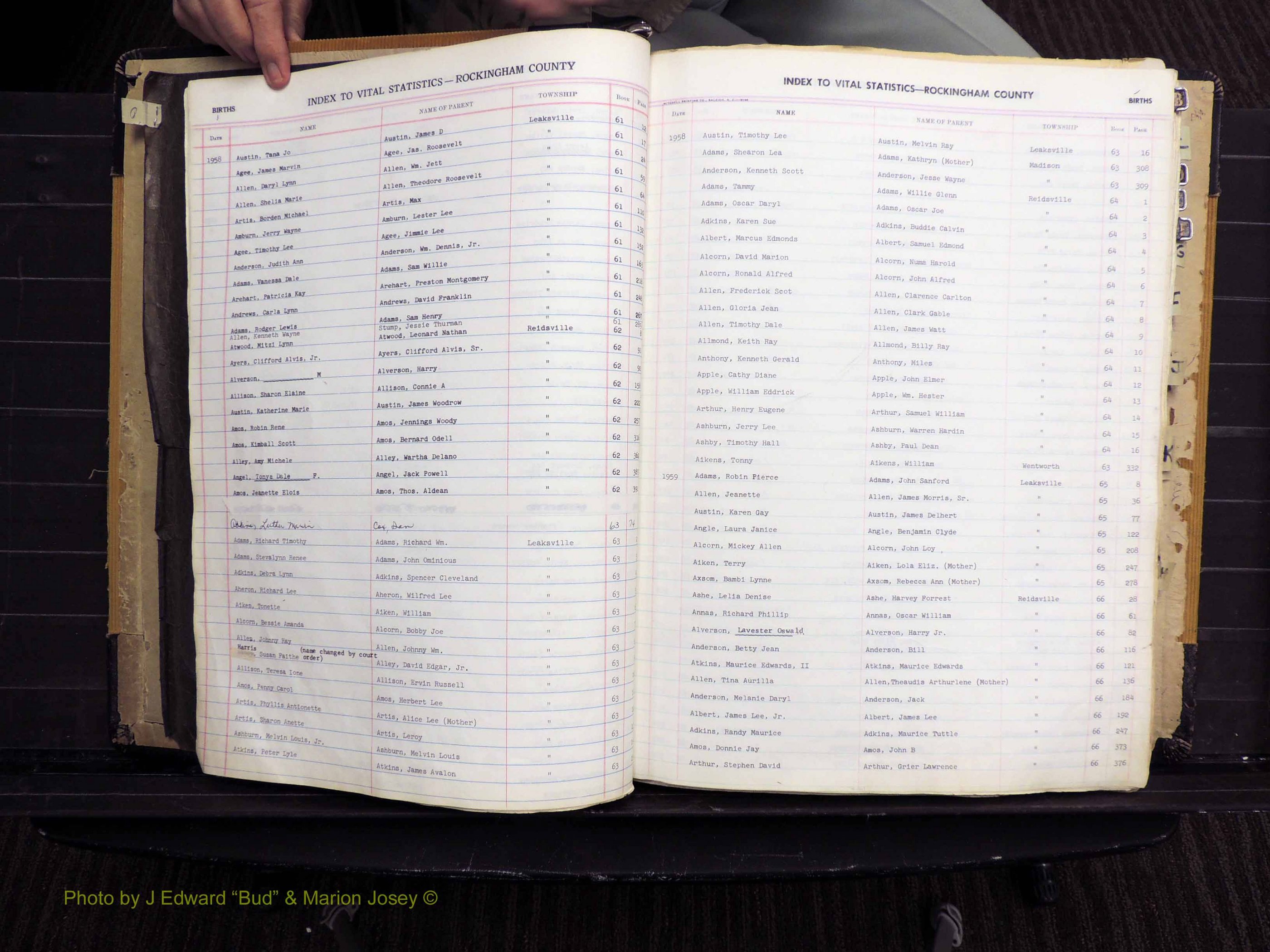 Rockingham Co, NC, Births, 1949-1967 (108).JPG