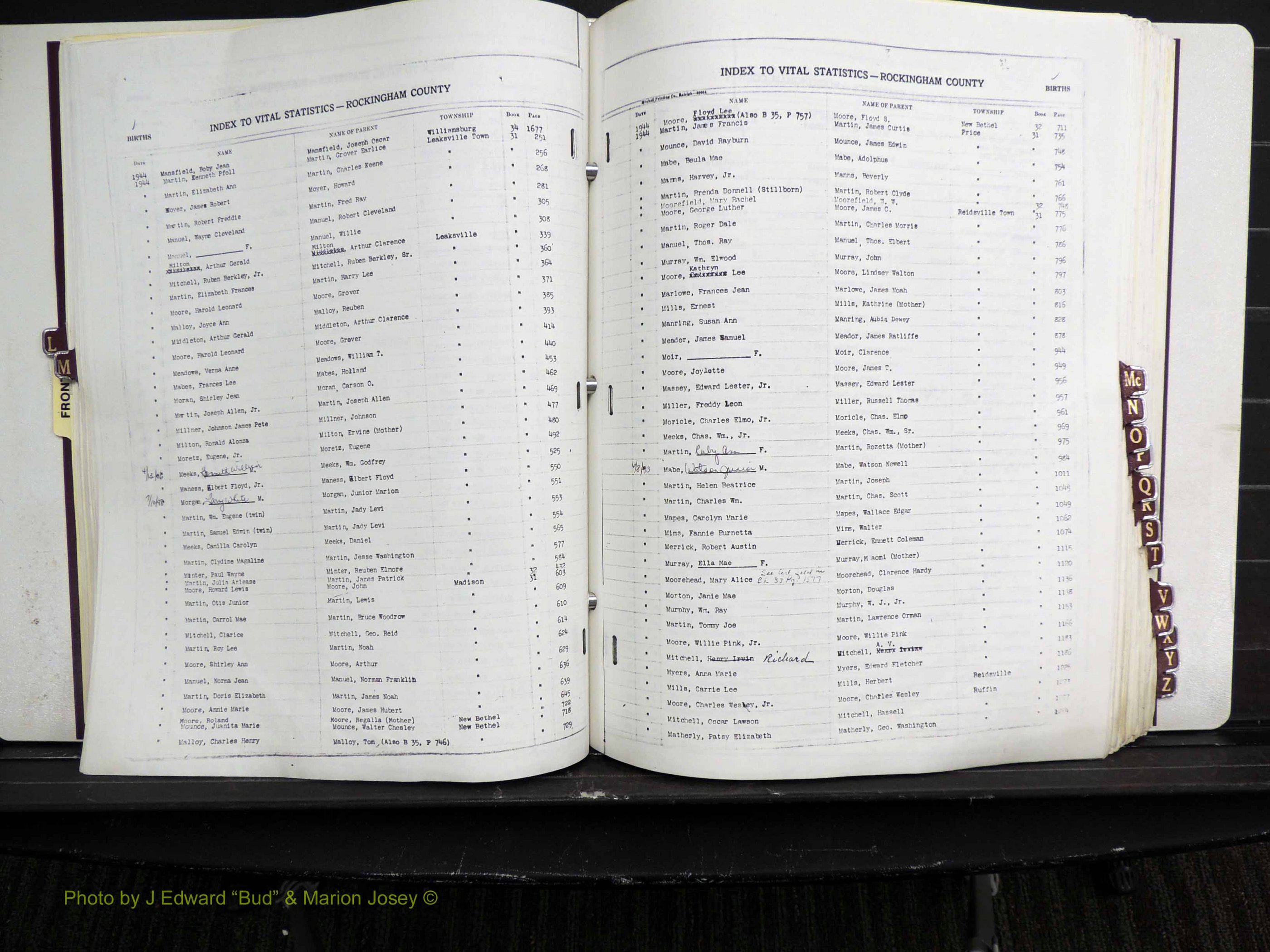 Rockingham Co, NC, Births, L-Z, 1929-1948 (139).JPG