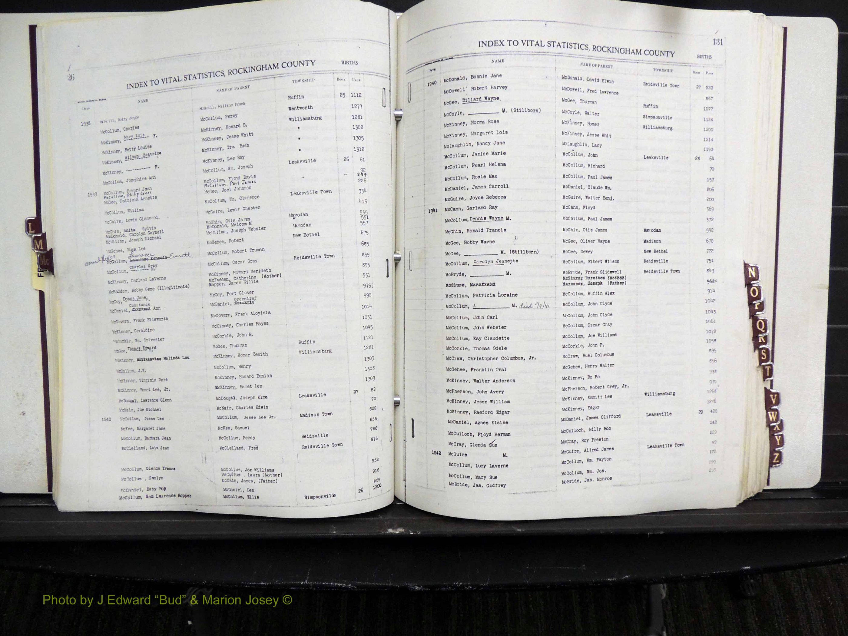 Rockingham Co, NC, Births, L-Z, 1929-1948 (152).JPG