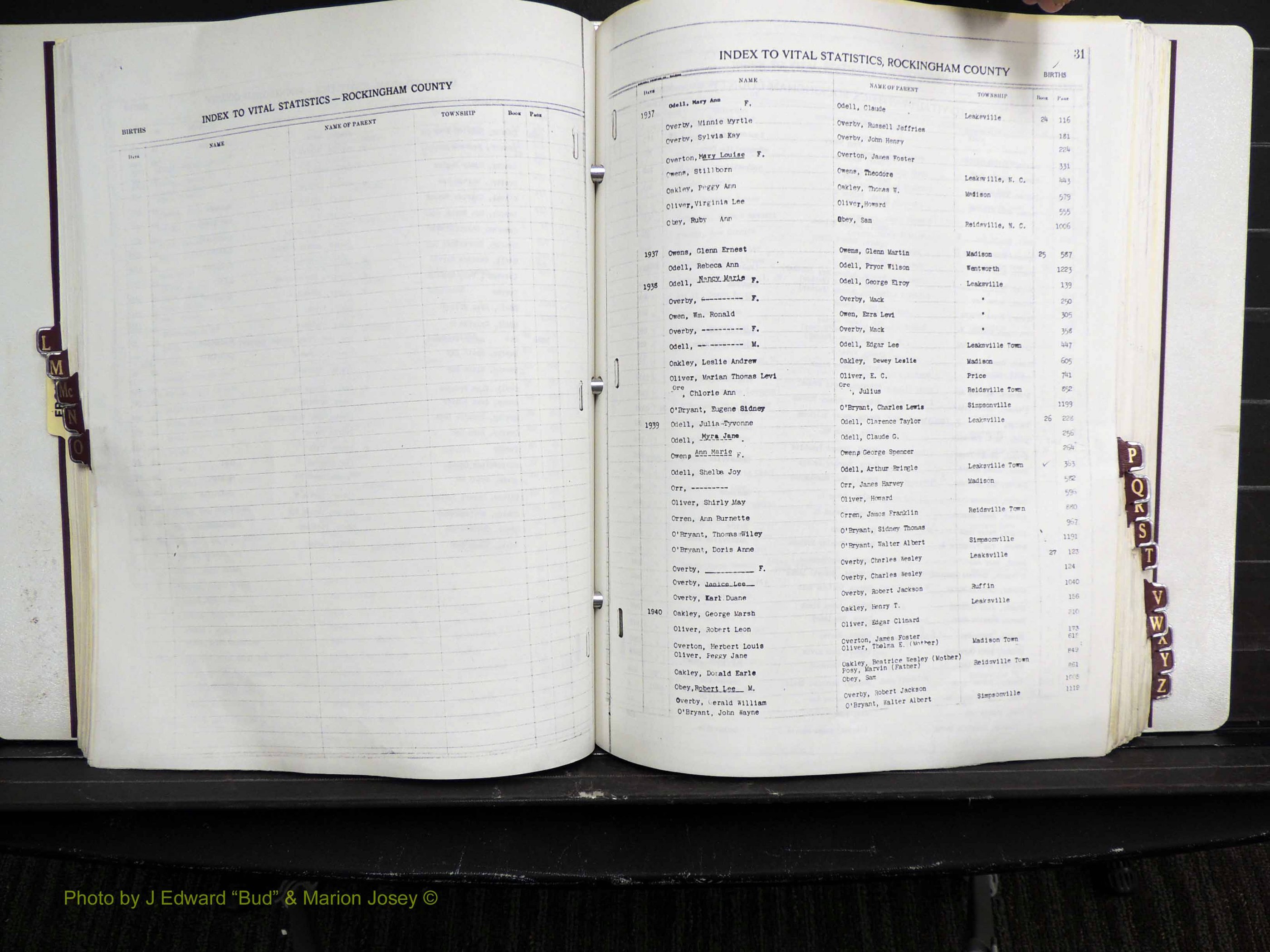 Rockingham Co, NC, Births, L-Z, 1929-1948 (166).JPG