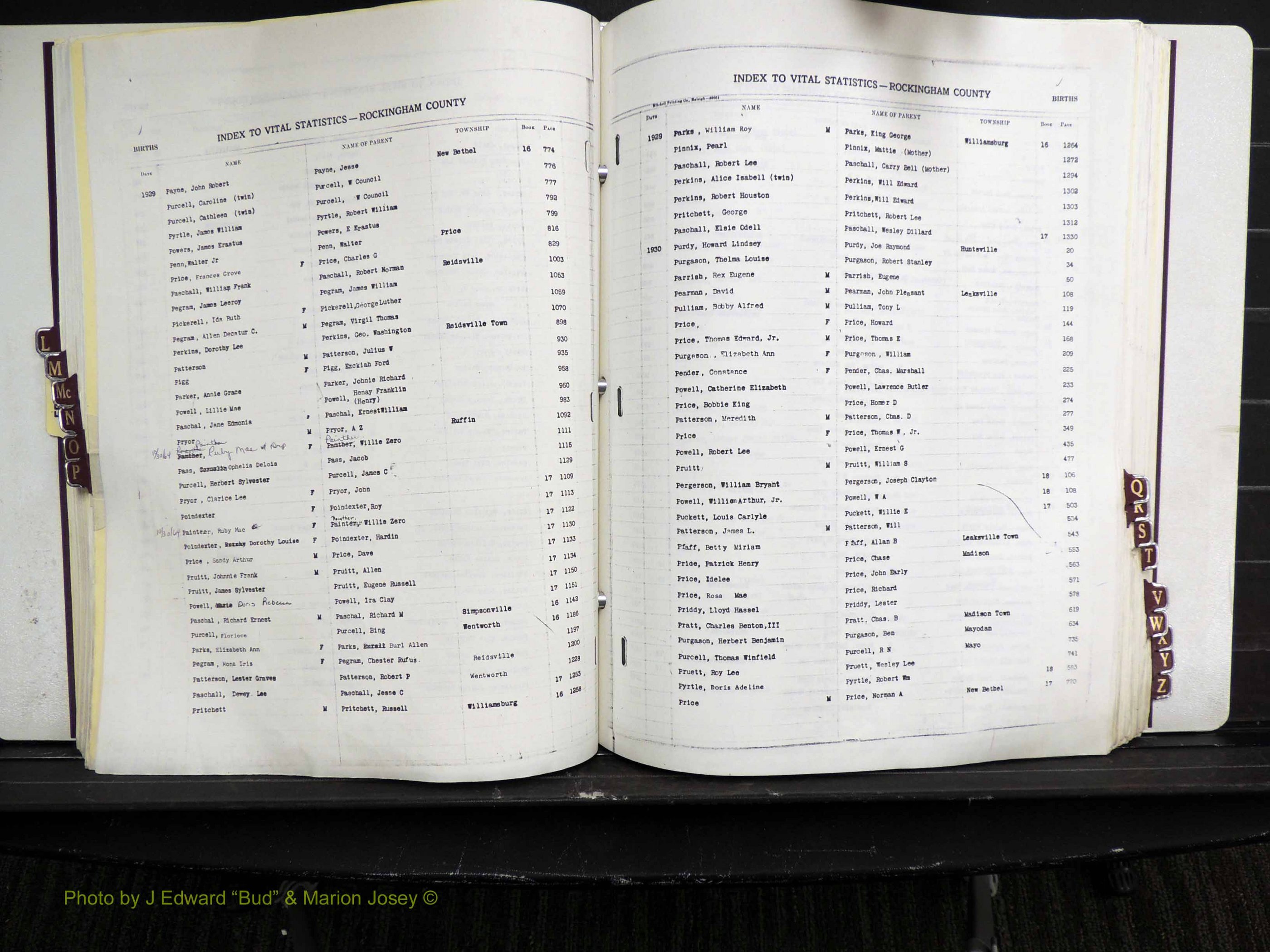 Rockingham Co, NC, Births, L-Z, 1929-1948 (170).JPG