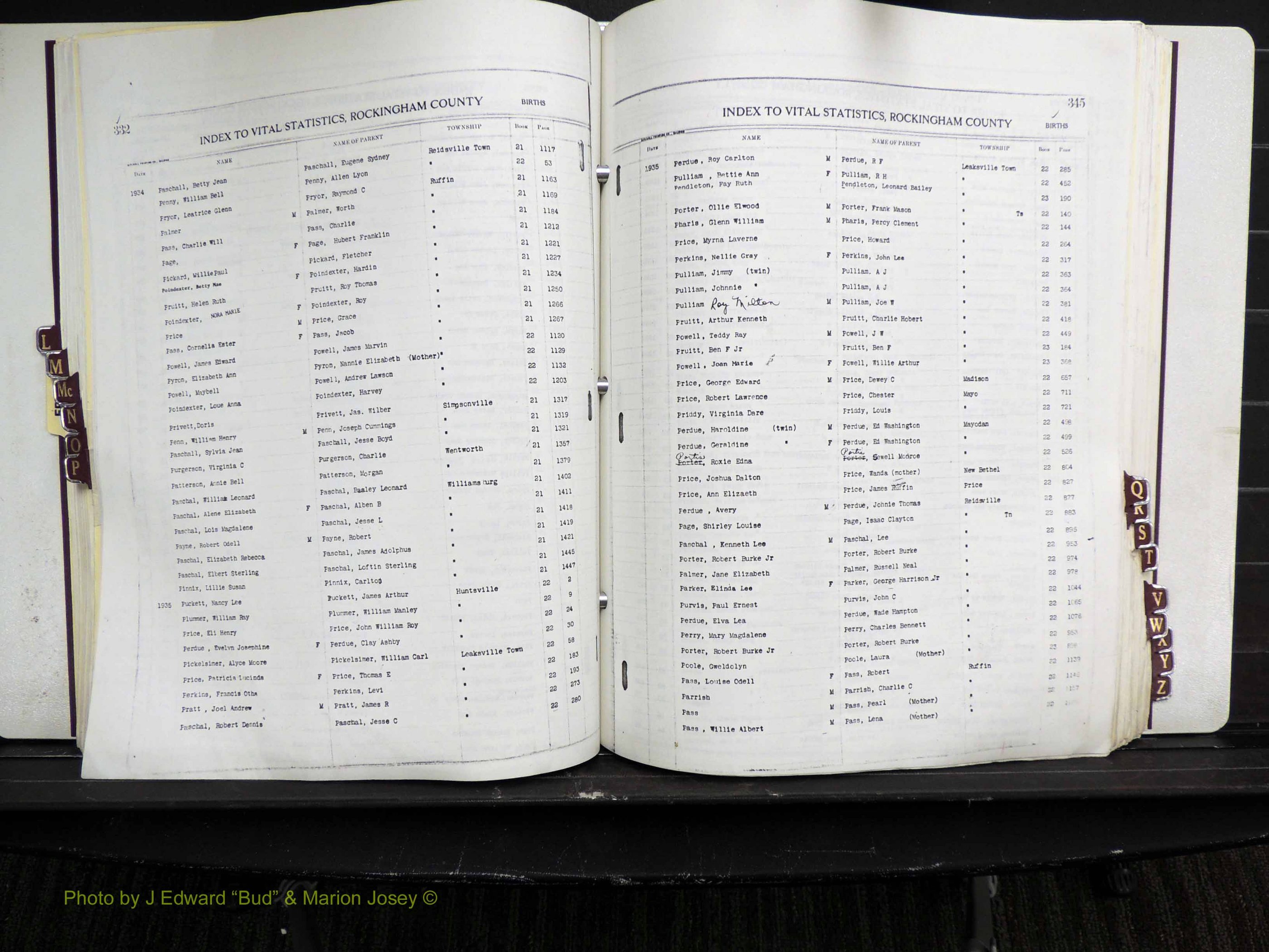 Rockingham Co, NC, Births, L-Z, 1929-1948 (175).JPG