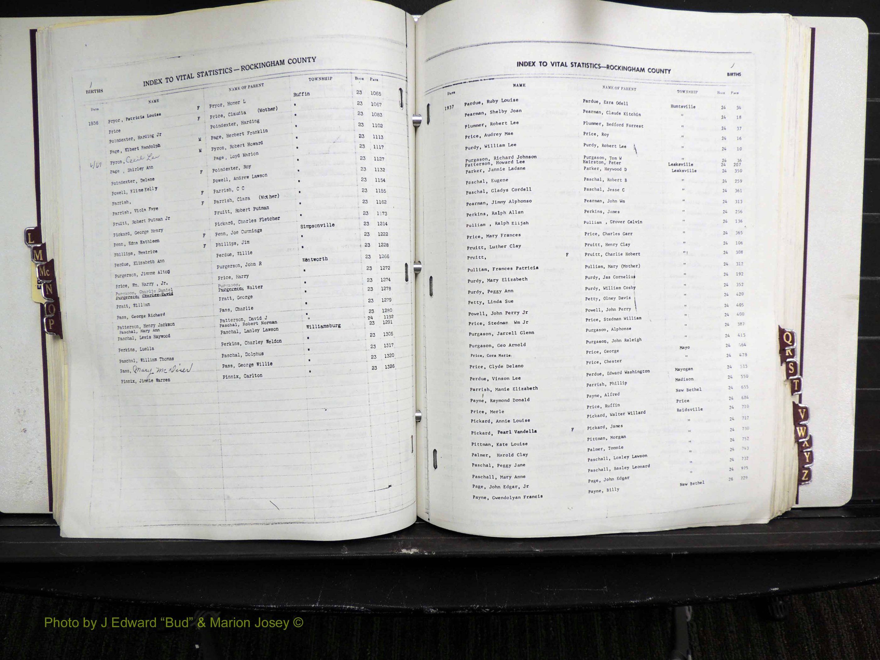 Rockingham Co, NC, Births, L-Z, 1929-1948 (177).JPG