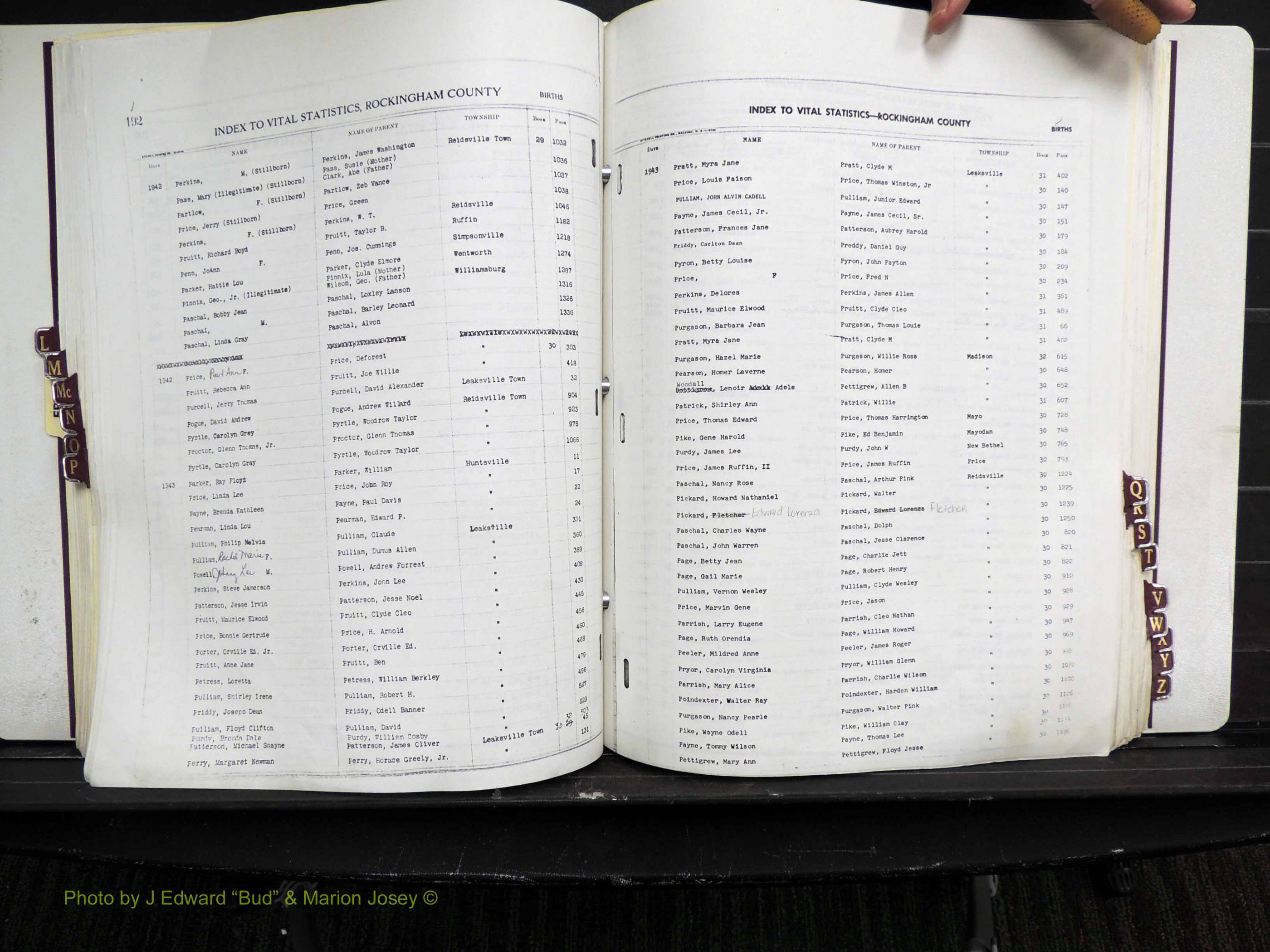 Rockingham Co, NC, Births, L-Z, 1929-1948 (183).JPG