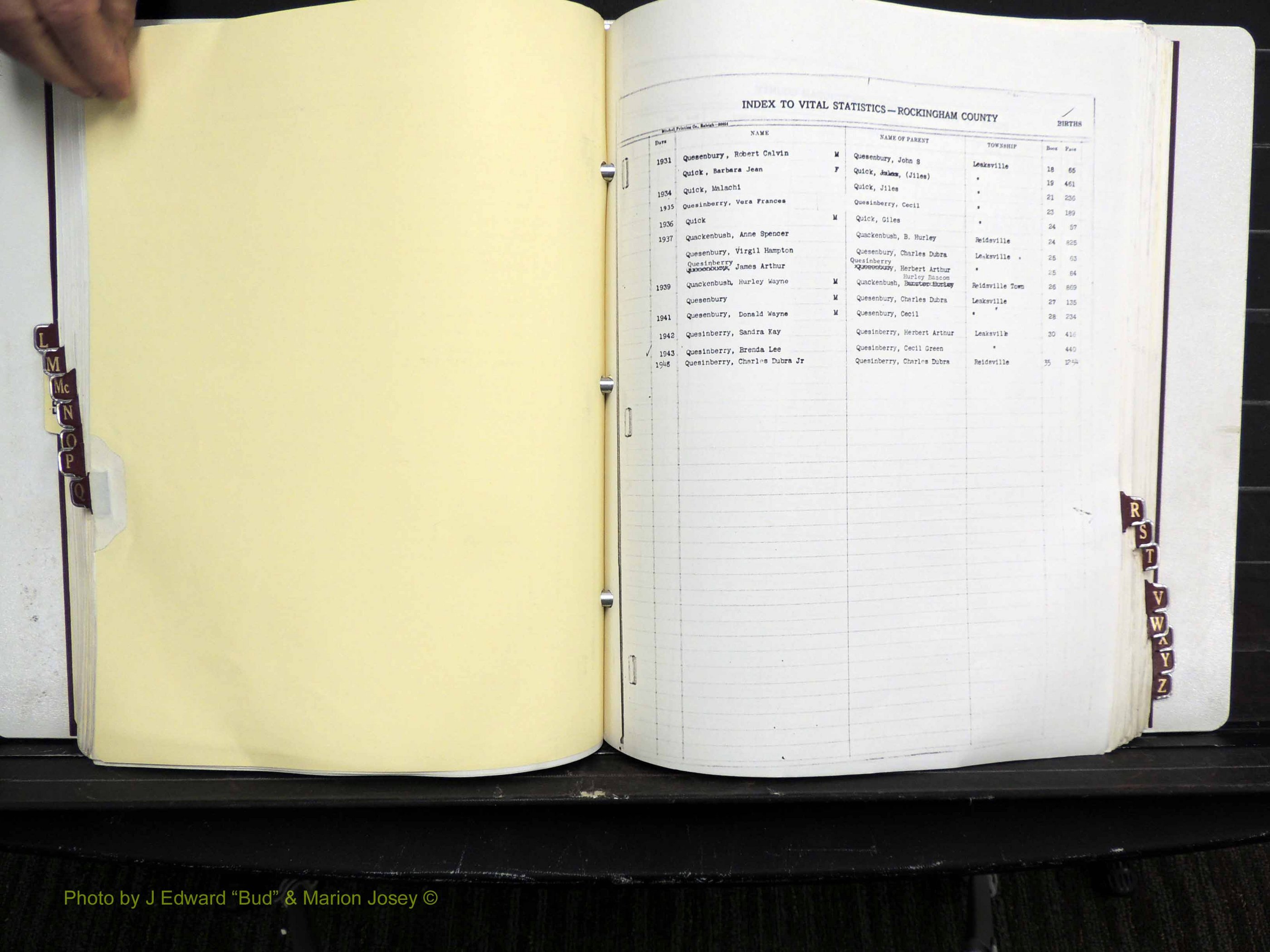 Rockingham Co, NC, Births, L-Z, 1929-1948 (190).JPG