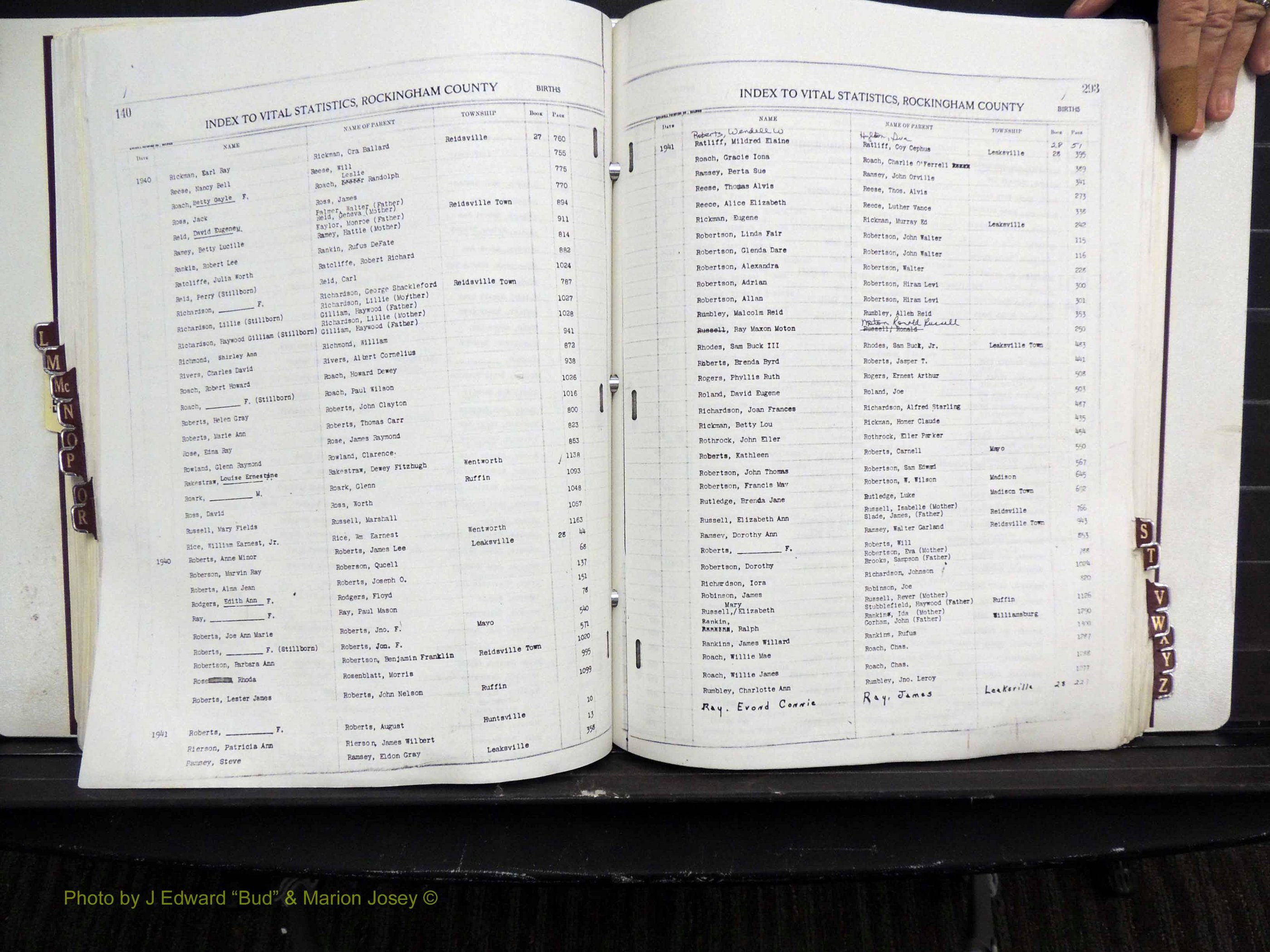 Rockingham Co, NC, Births, L-Z, 1929-1948 (201).JPG