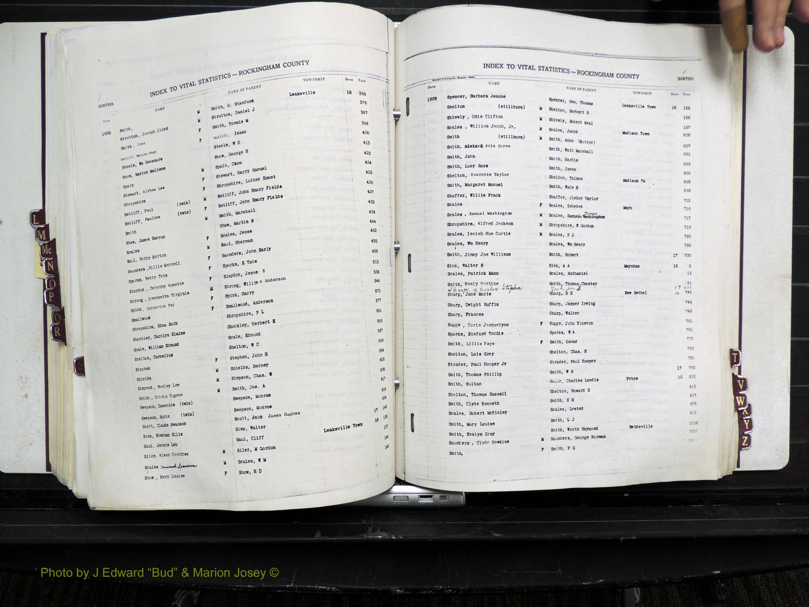 Rockingham Co, NC, Births, L-Z, 1929-1948 (211).JPG