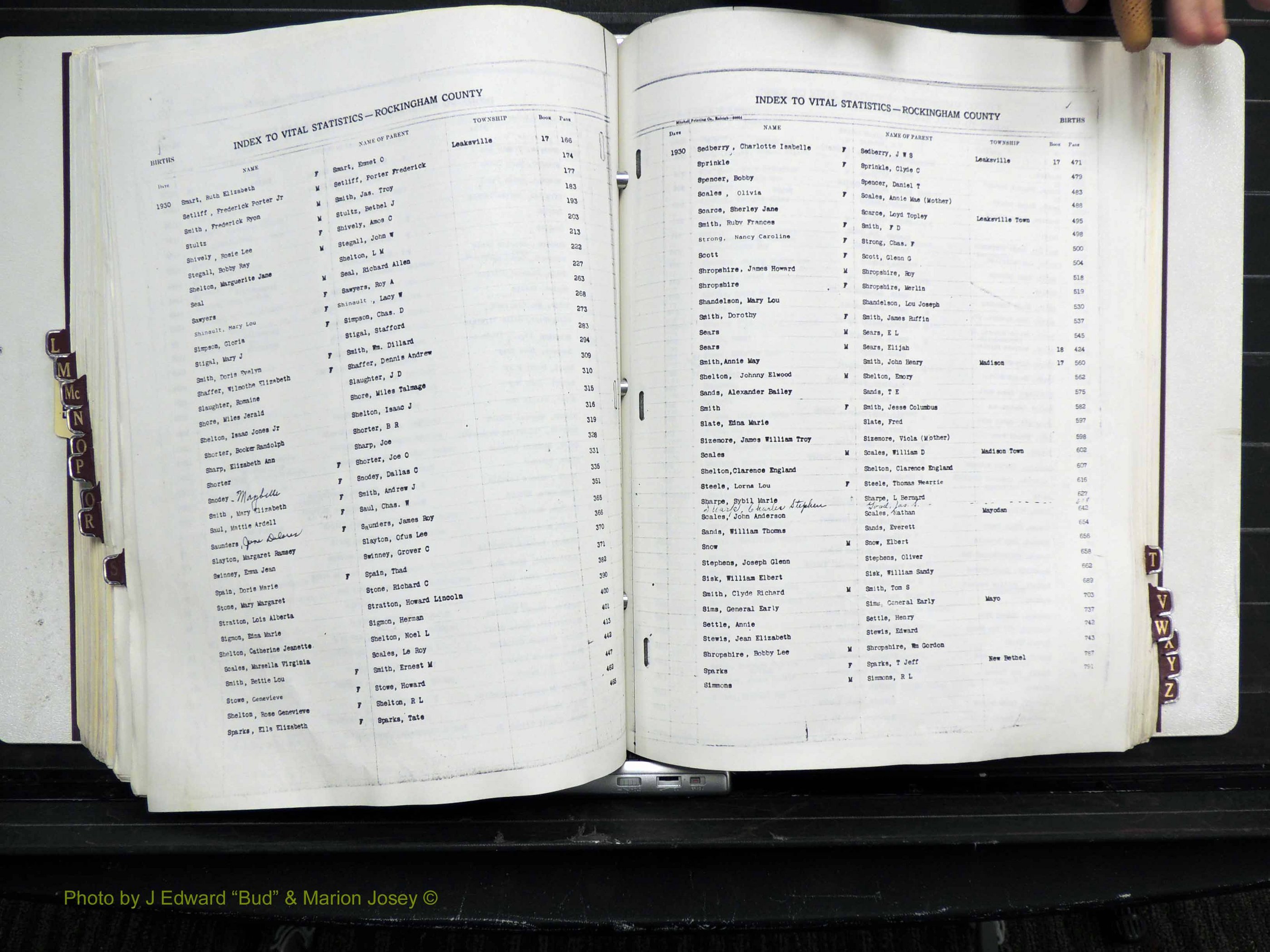 Rockingham Co, NC, Births, L-Z, 1929-1948 (213).JPG