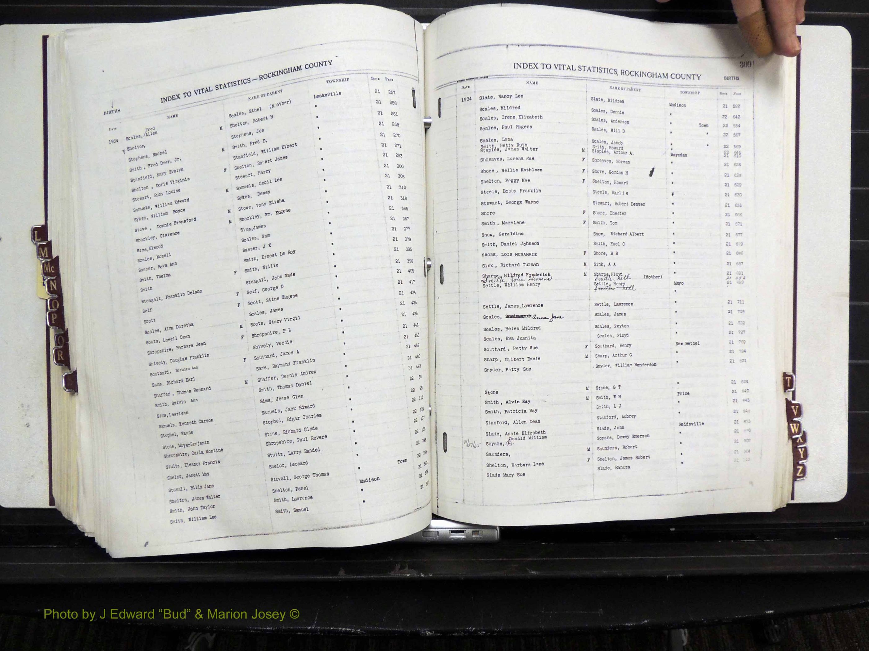 Rockingham Co, NC, Births, L-Z, 1929-1948 (221).JPG