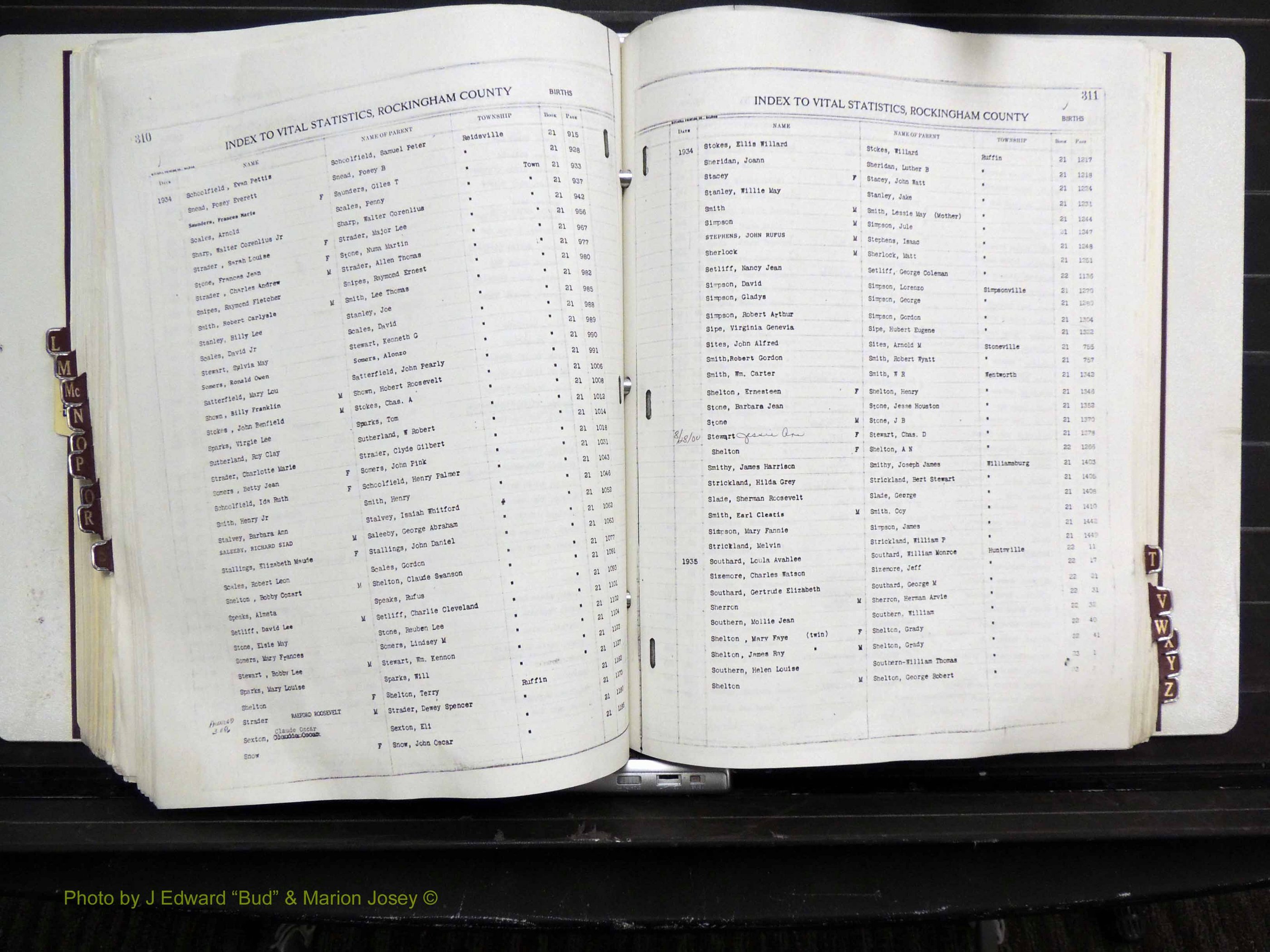 Rockingham Co, NC, Births, L-Z, 1929-1948 (222).JPG