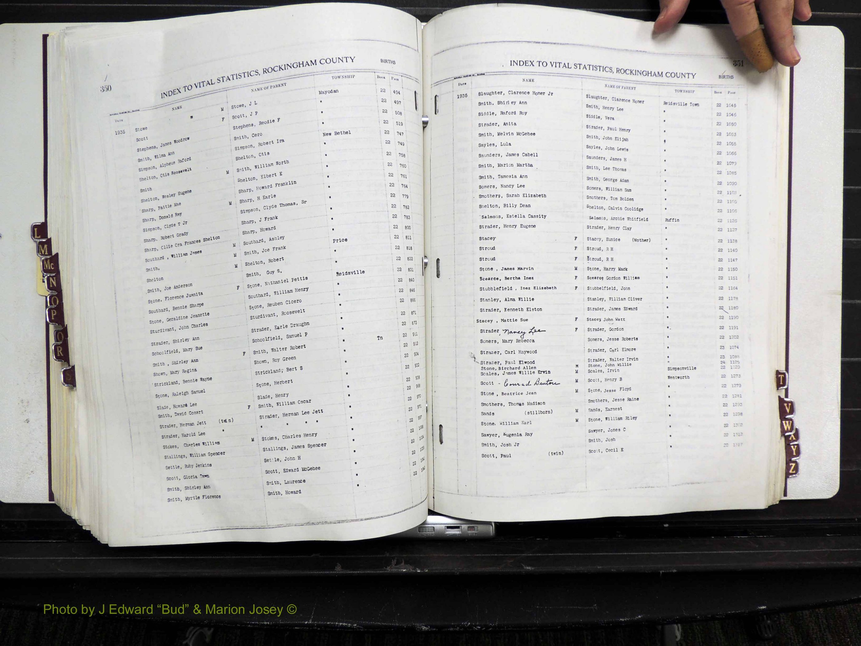 Rockingham Co, NC, Births, L-Z, 1929-1948 (224).JPG