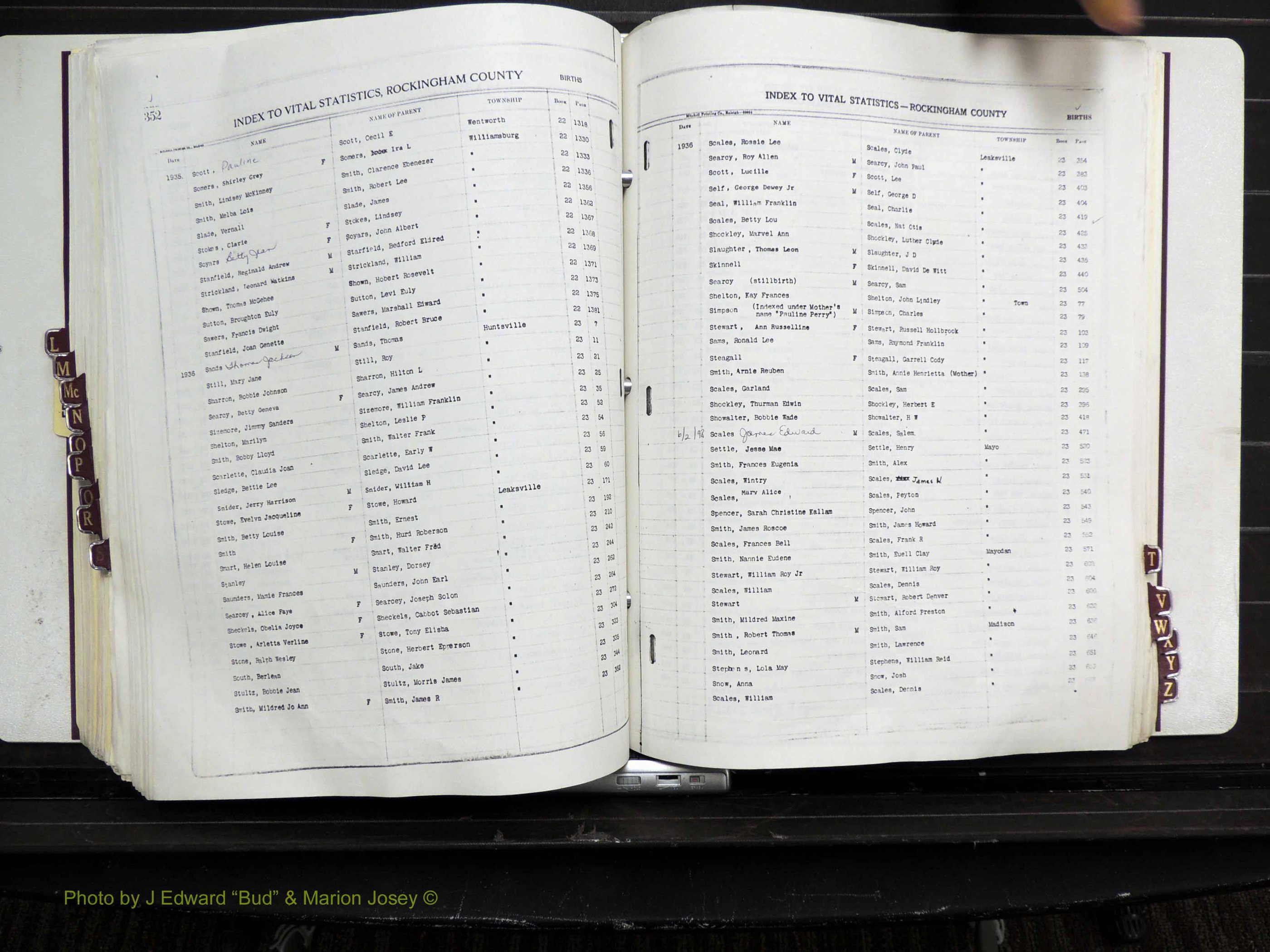 Rockingham Co, NC, Births, L-Z, 1929-1948 (225).JPG