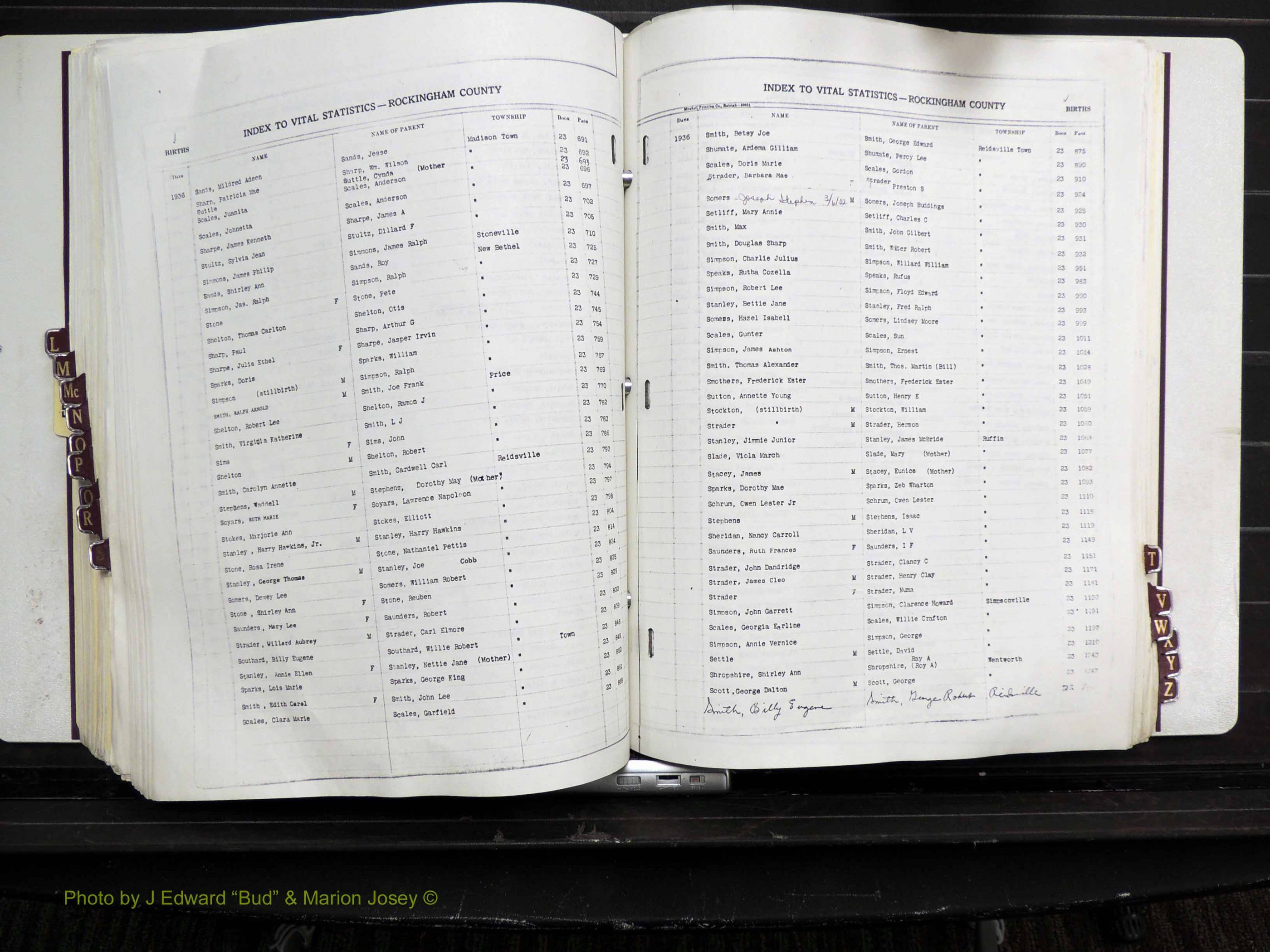 Rockingham Co, NC, Births, L-Z, 1929-1948 (226).JPG