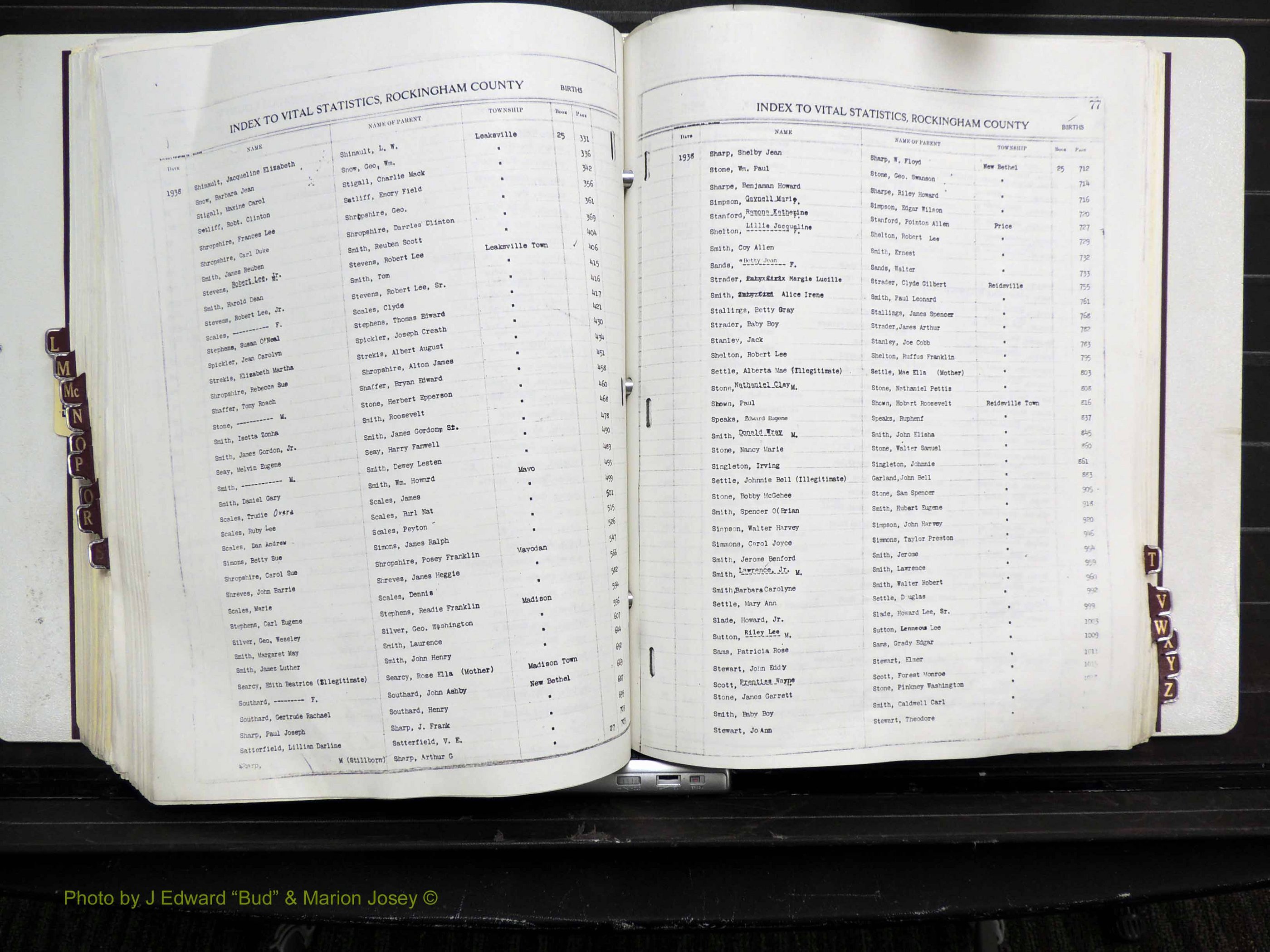 Rockingham Co, NC, Births, L-Z, 1929-1948 (230).JPG