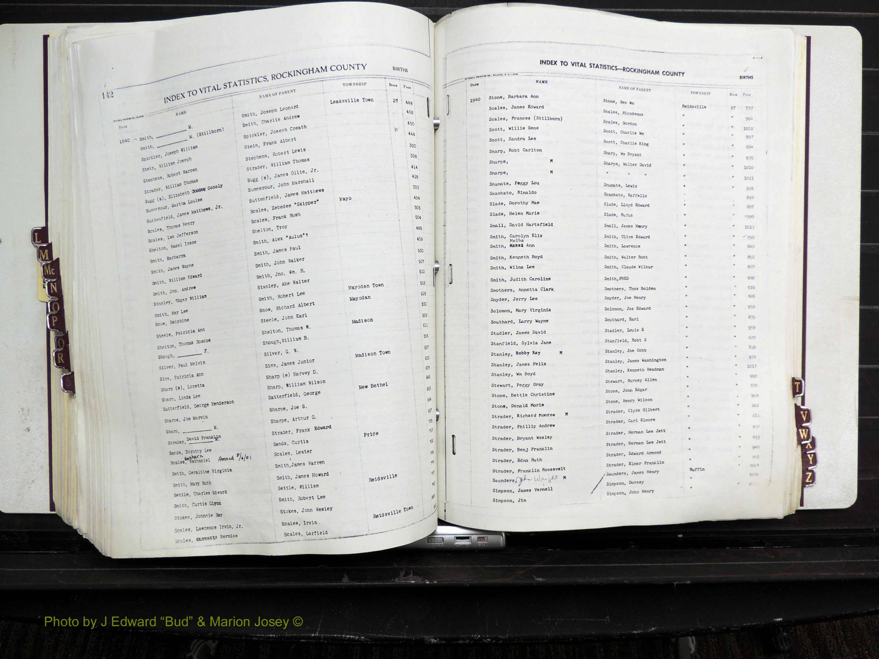 Rockingham Co, NC, Births, L-Z, 1929-1948 (234).JPG