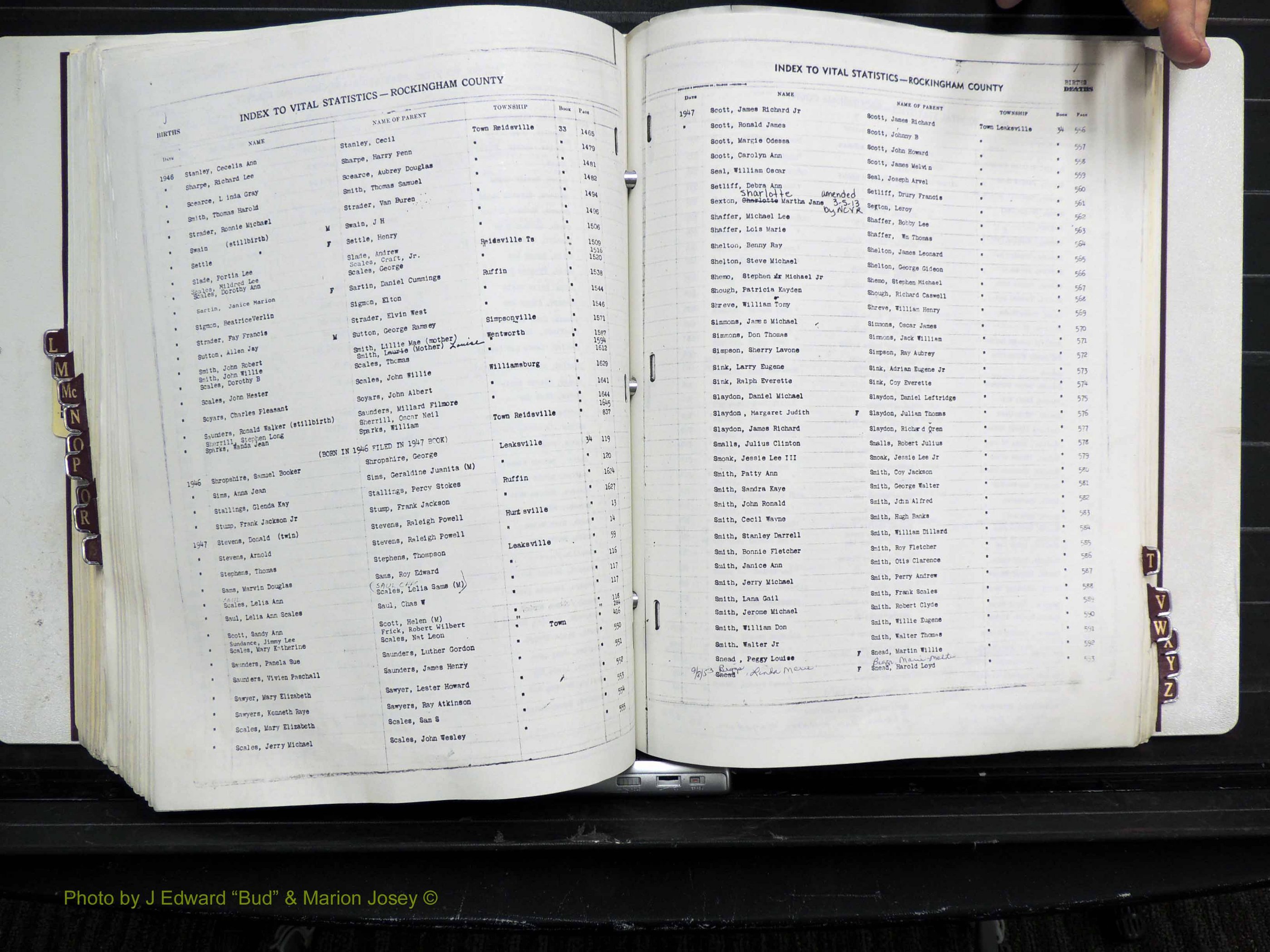 Rockingham Co, NC, Births, L-Z, 1929-1948 (247).JPG