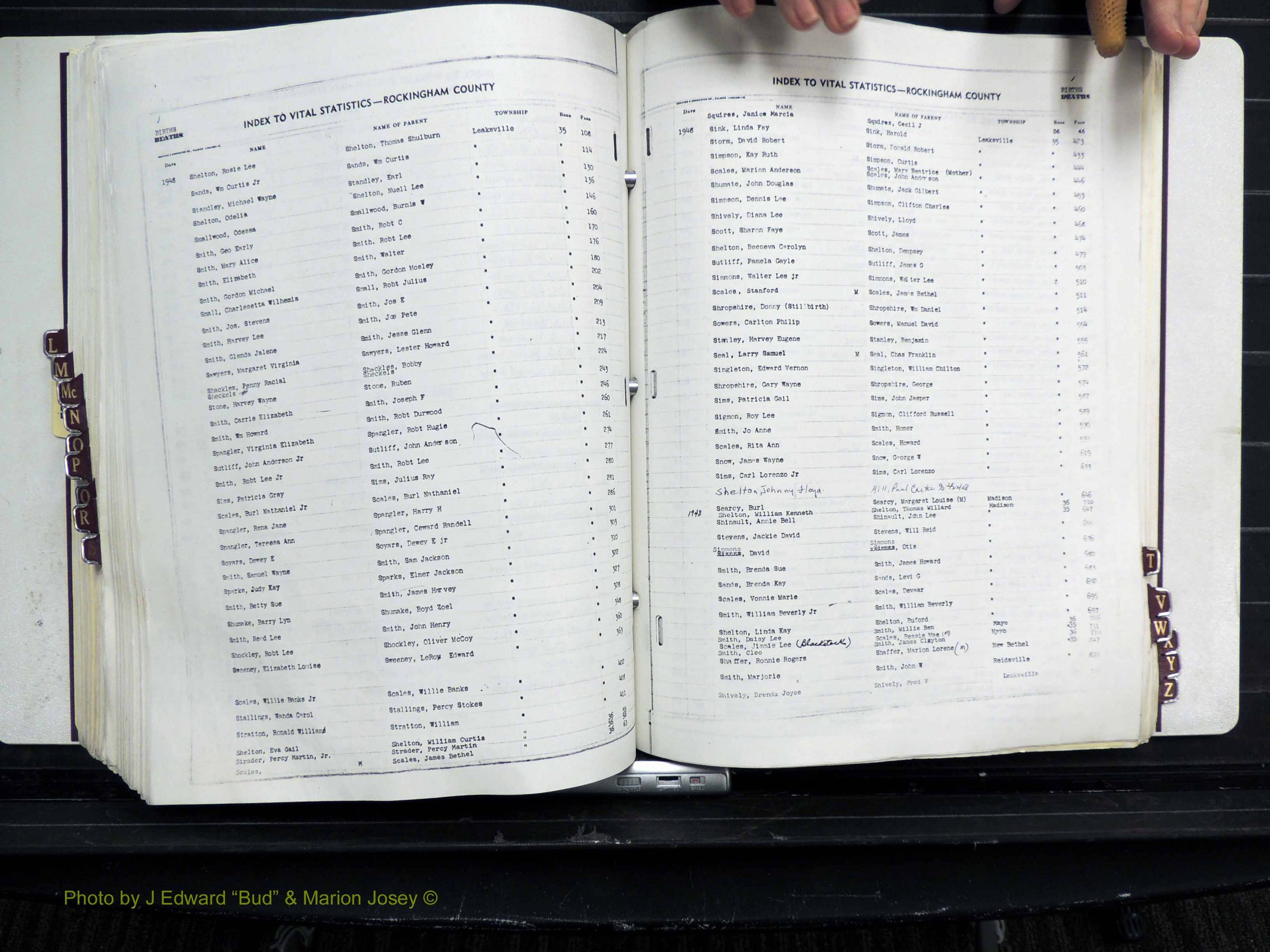 Rockingham Co, NC, Births, L-Z, 1929-1948 (250).JPG