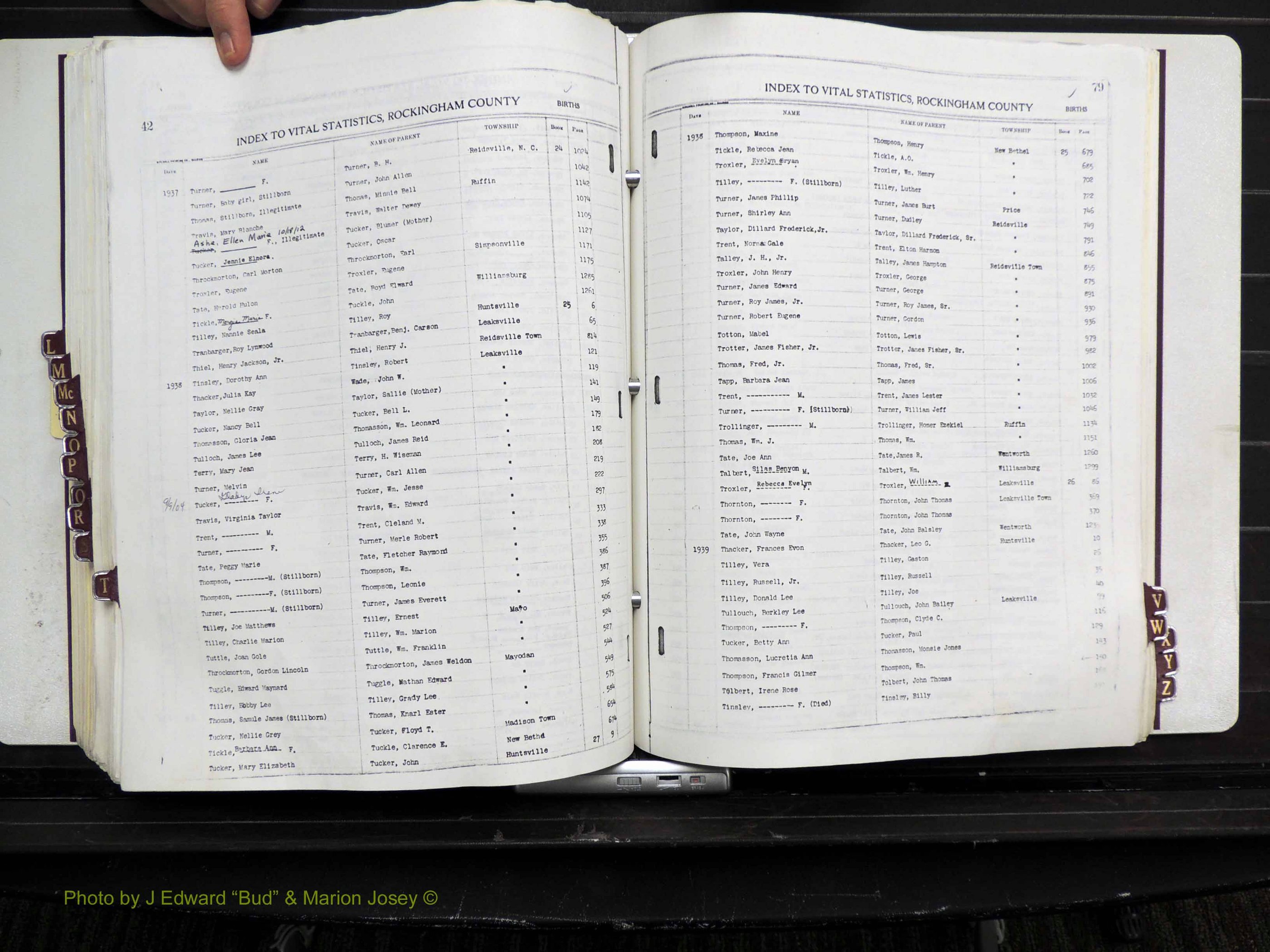 Rockingham Co, NC, Births, L-Z, 1929-1948 (260).JPG
