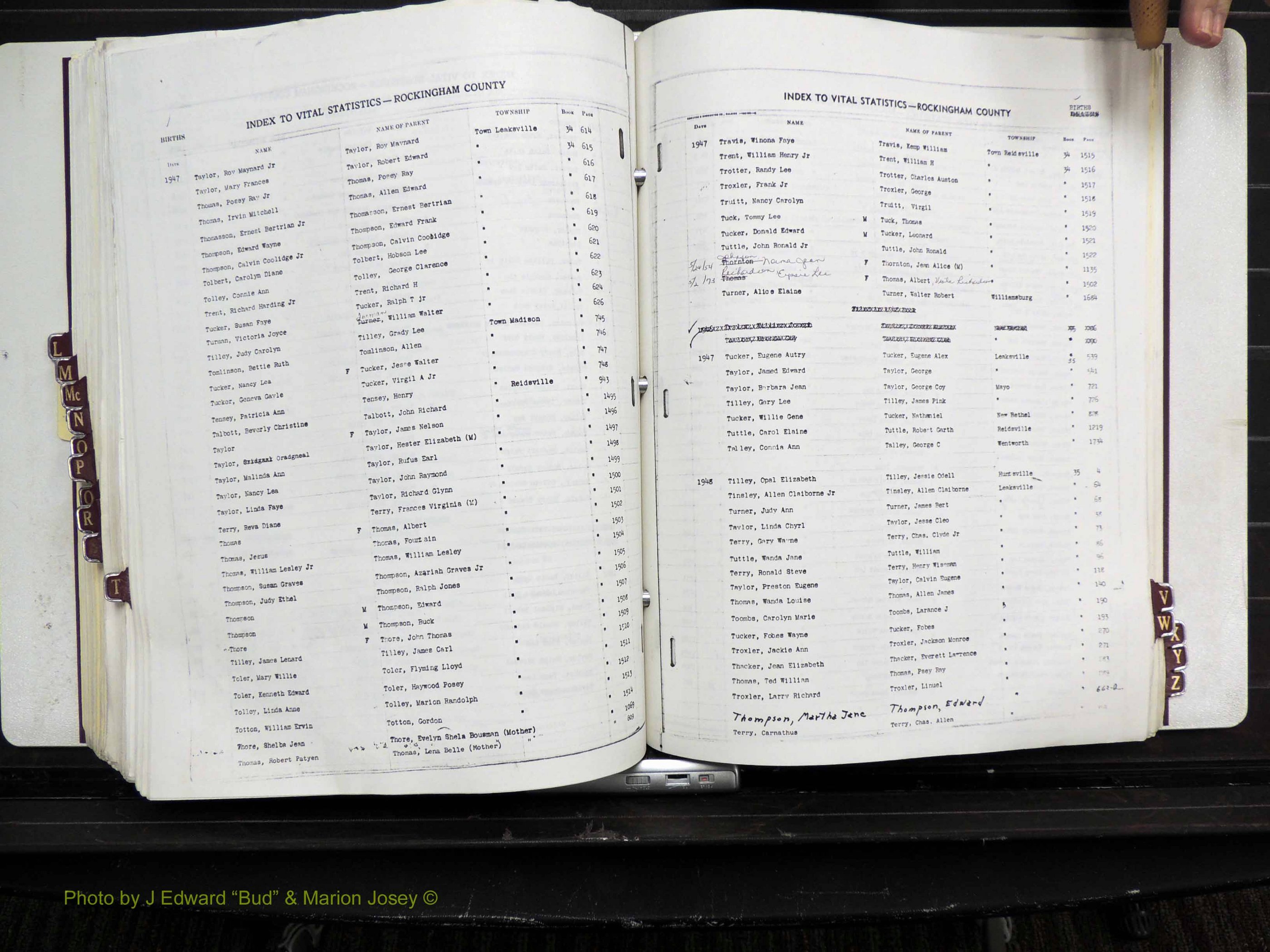 Rockingham Co, NC, Births, L-Z, 1929-1948 (267).JPG